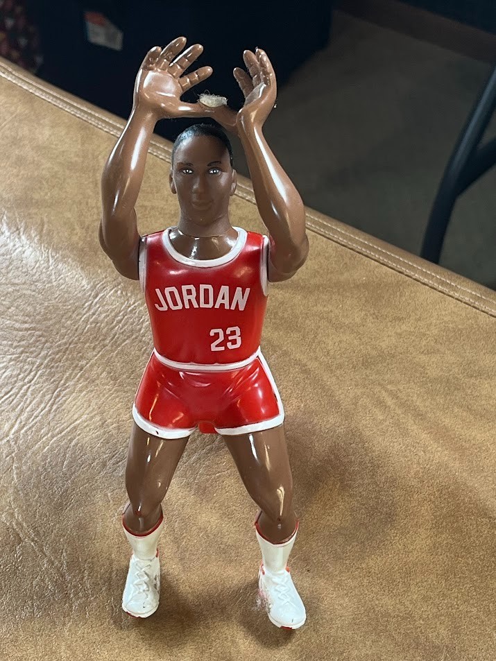 1988 Ohio Art Michael Jordan Rookie Figure Lil’ Sport Jordan Horse