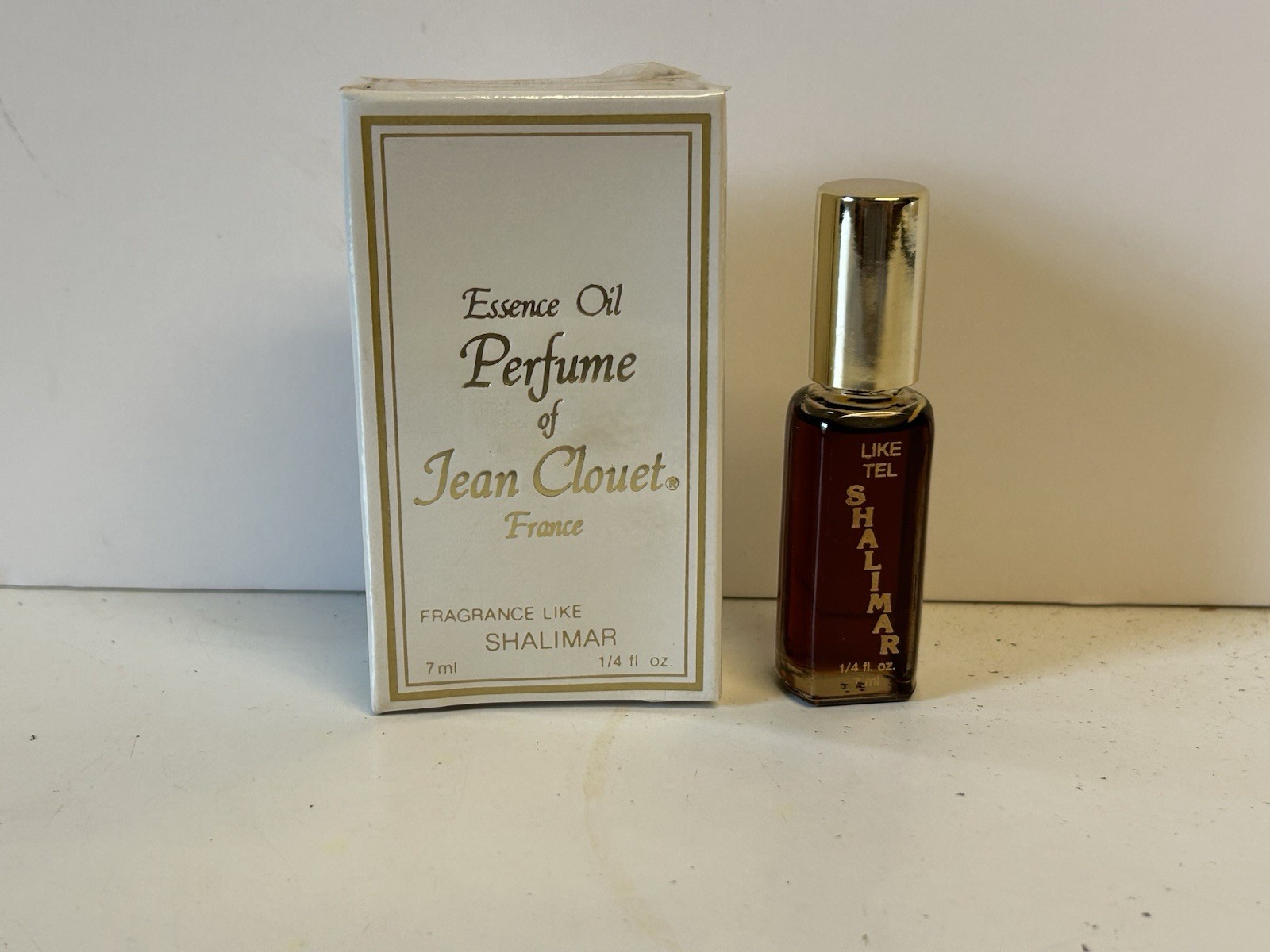 Vintage SHALIMAR Fragrance Essence Oil Jean Clouet France New Old Stock