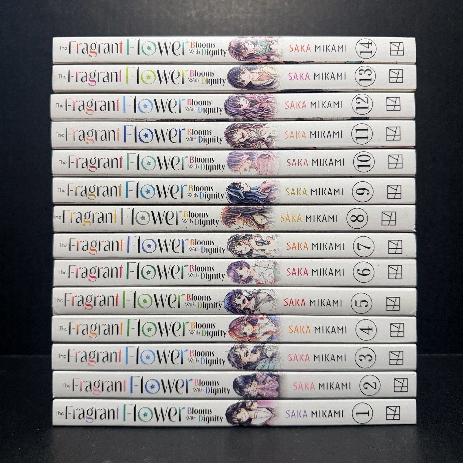 The Fragrant Flower Blooms with Dignity Manga Volumes 1-14 New English Authentic
