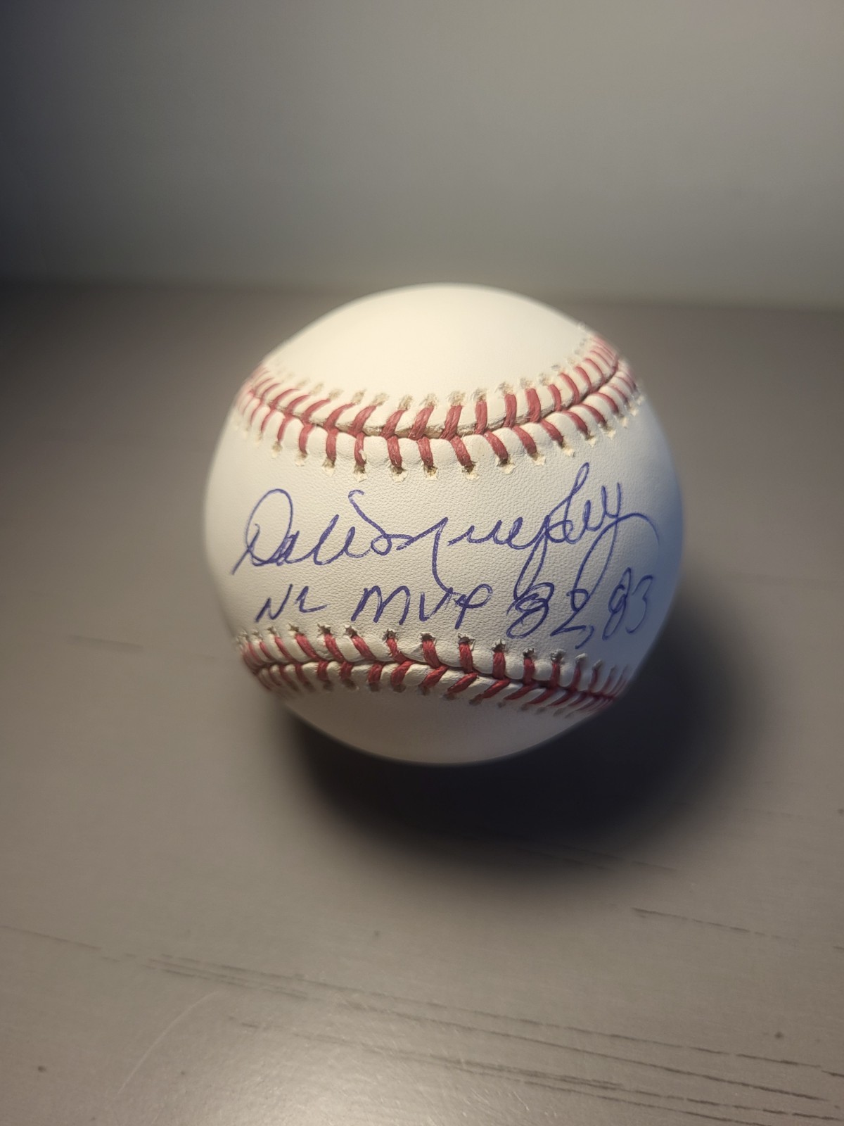Dale Murphy Autographed Signed Baseball - MLB Braves Phillies 2x MVP - w/JSA COA