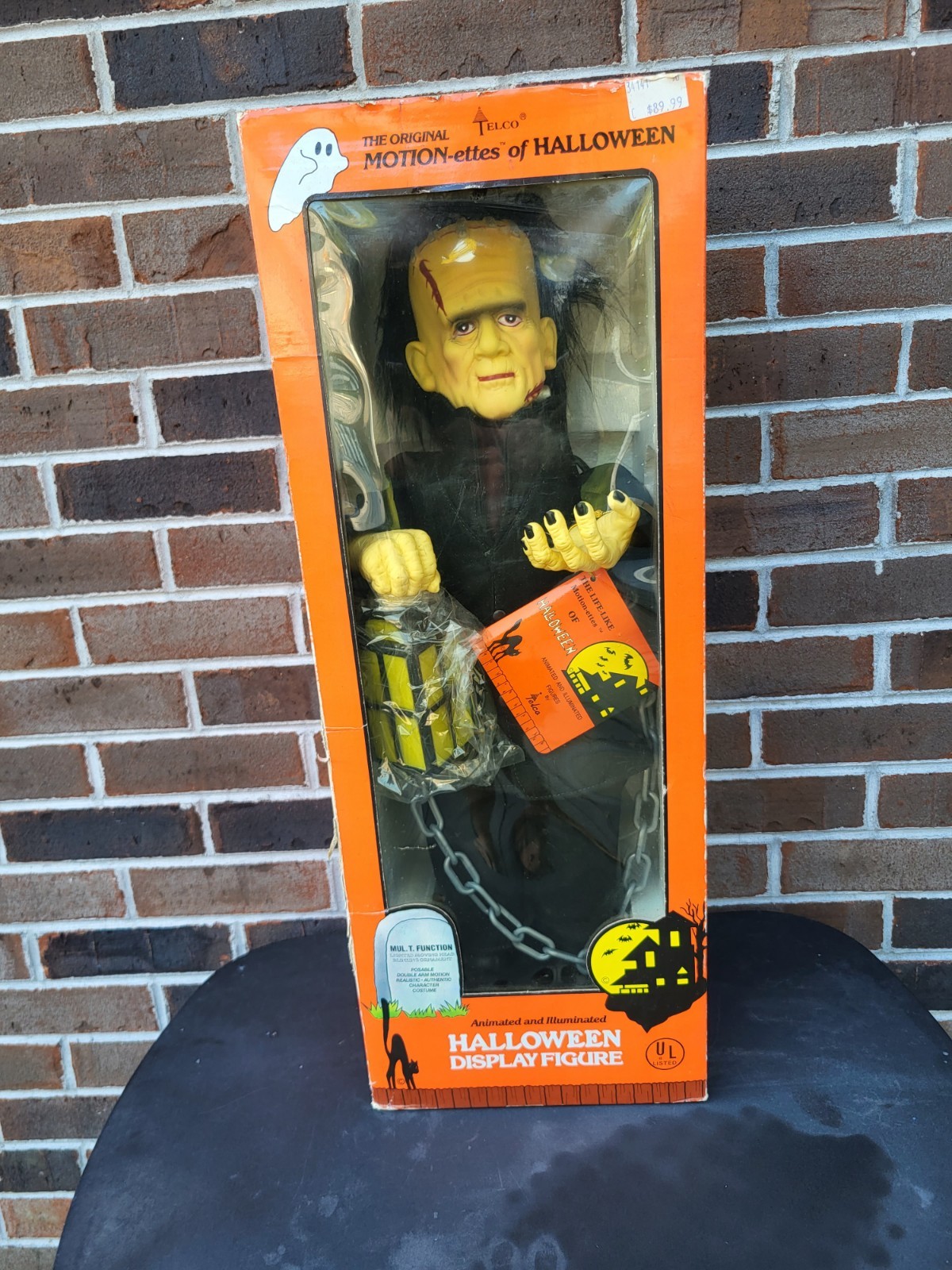 Rare Vintage 24” Telco Motion-ettes Frankenstein Monster In Box Read Description