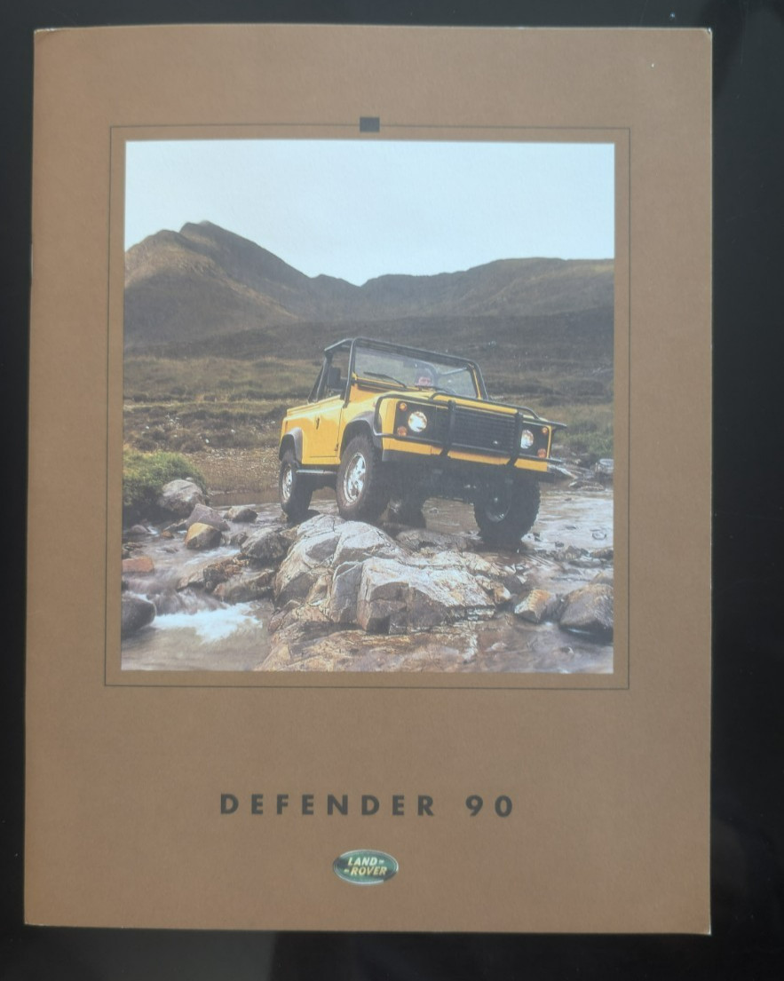 Original 1995 Land Rover Defender 90 Dealer Sales Brochure Excellent Condition