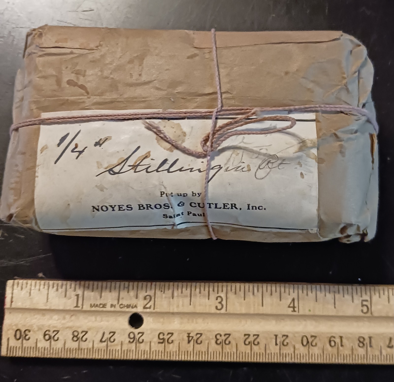 Antique Noyes Bros & Cutler St Paul MN Apothecary Drug Pkge unopened 1910s 1920s