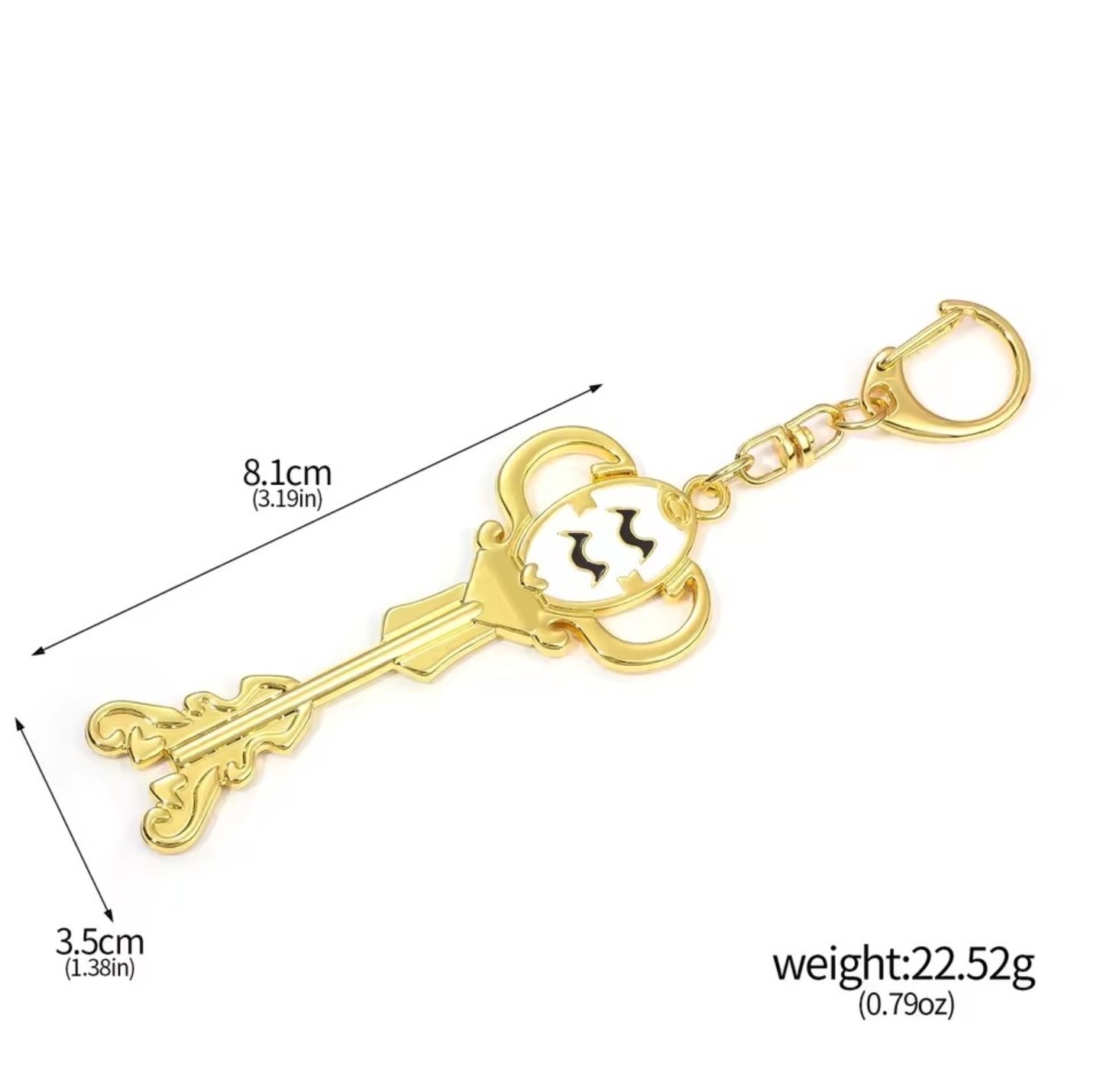 Fairy Tail Celestial Spirit Gate Key 12 Zodiac Aquarius Keychain