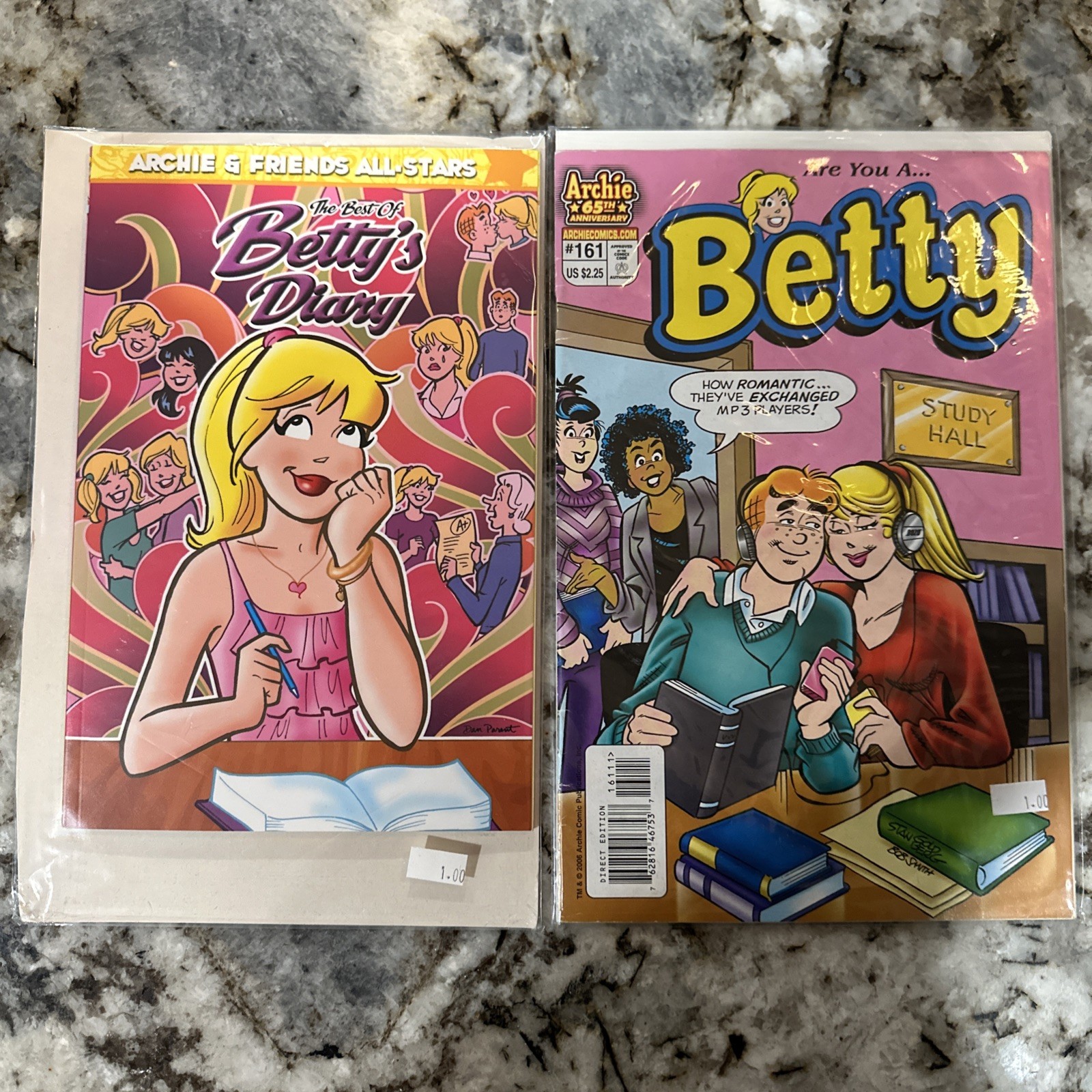 Are You A… Betty & The Best Of Betty’s Diary Comic Book #39 1996 Lot Of 2