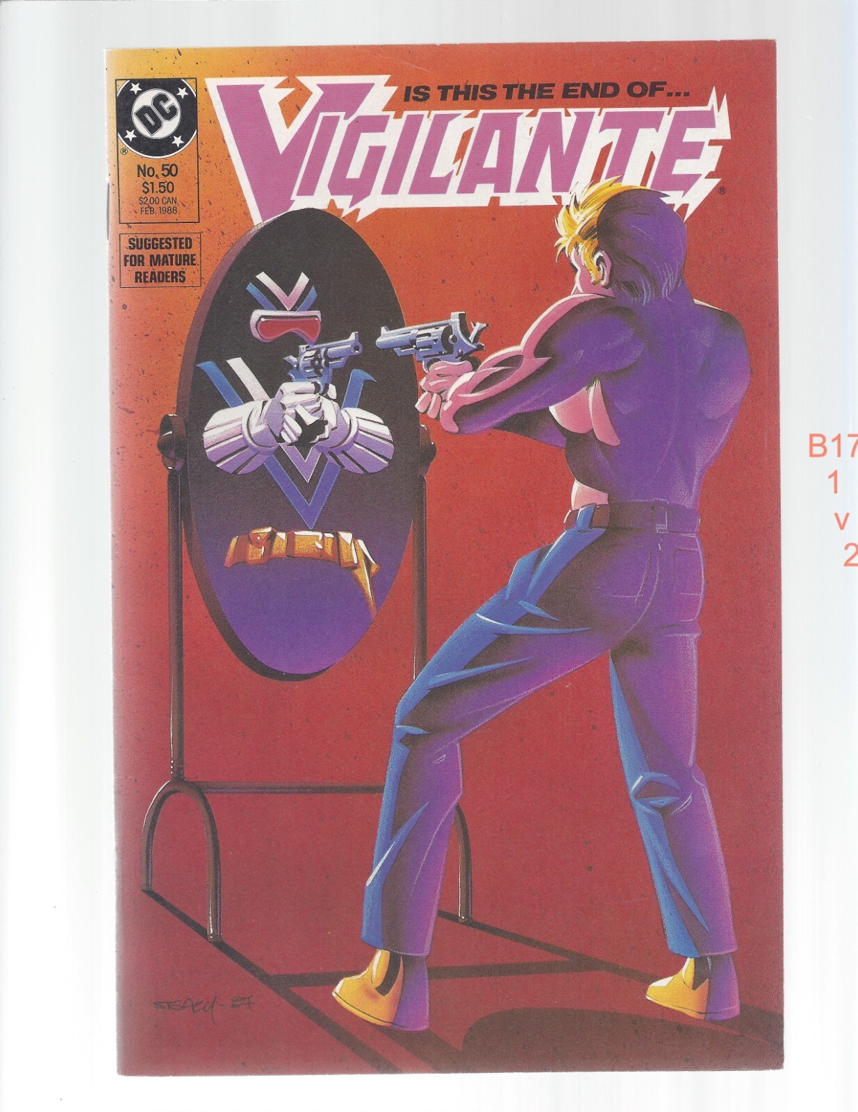 Vigilante #50 Final Issue Death of 1983 DC Peacekeeper TV b1712 VF/NM