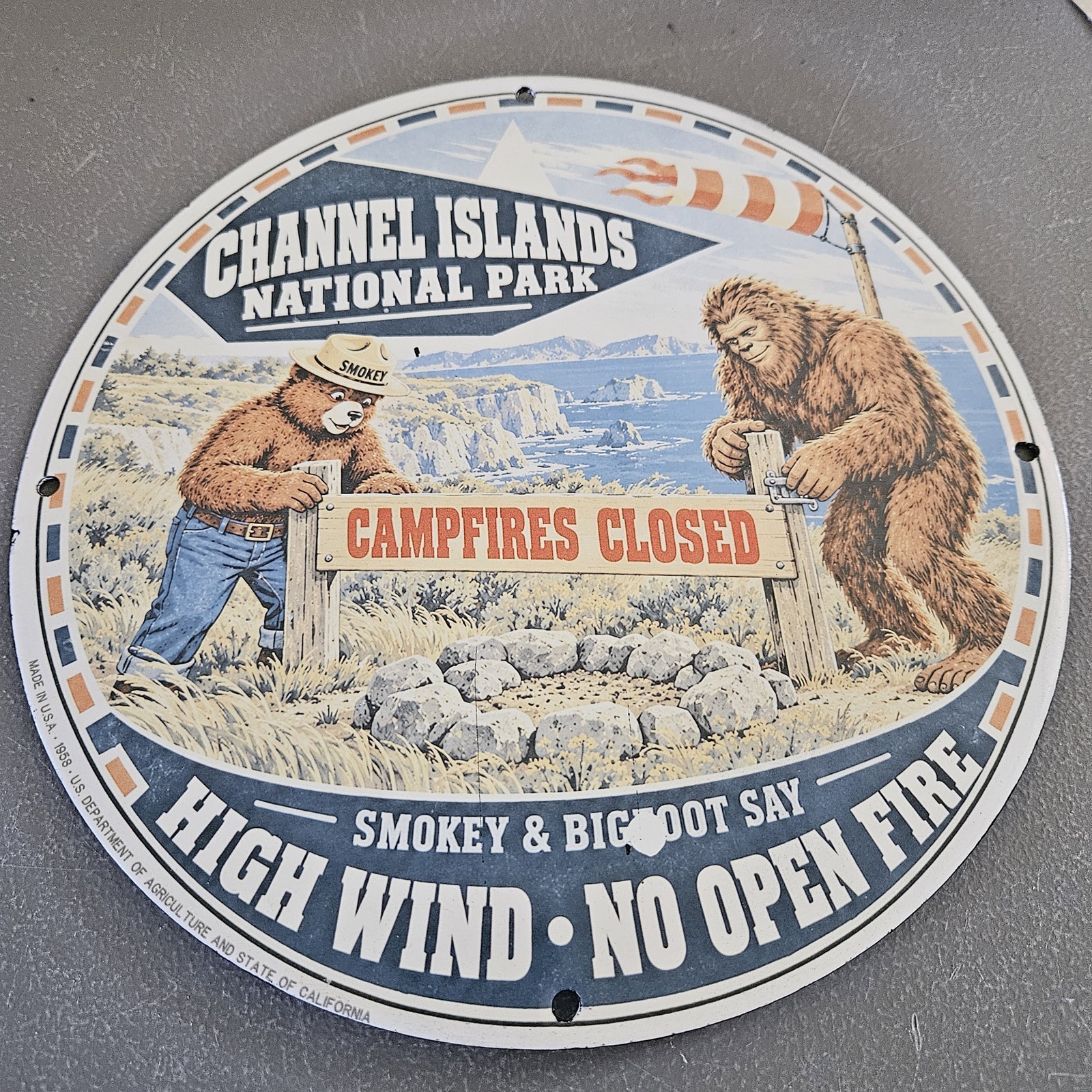 VINTAGE 1958 CHANNEL ISLANDS NATIONAL PARK 12\
