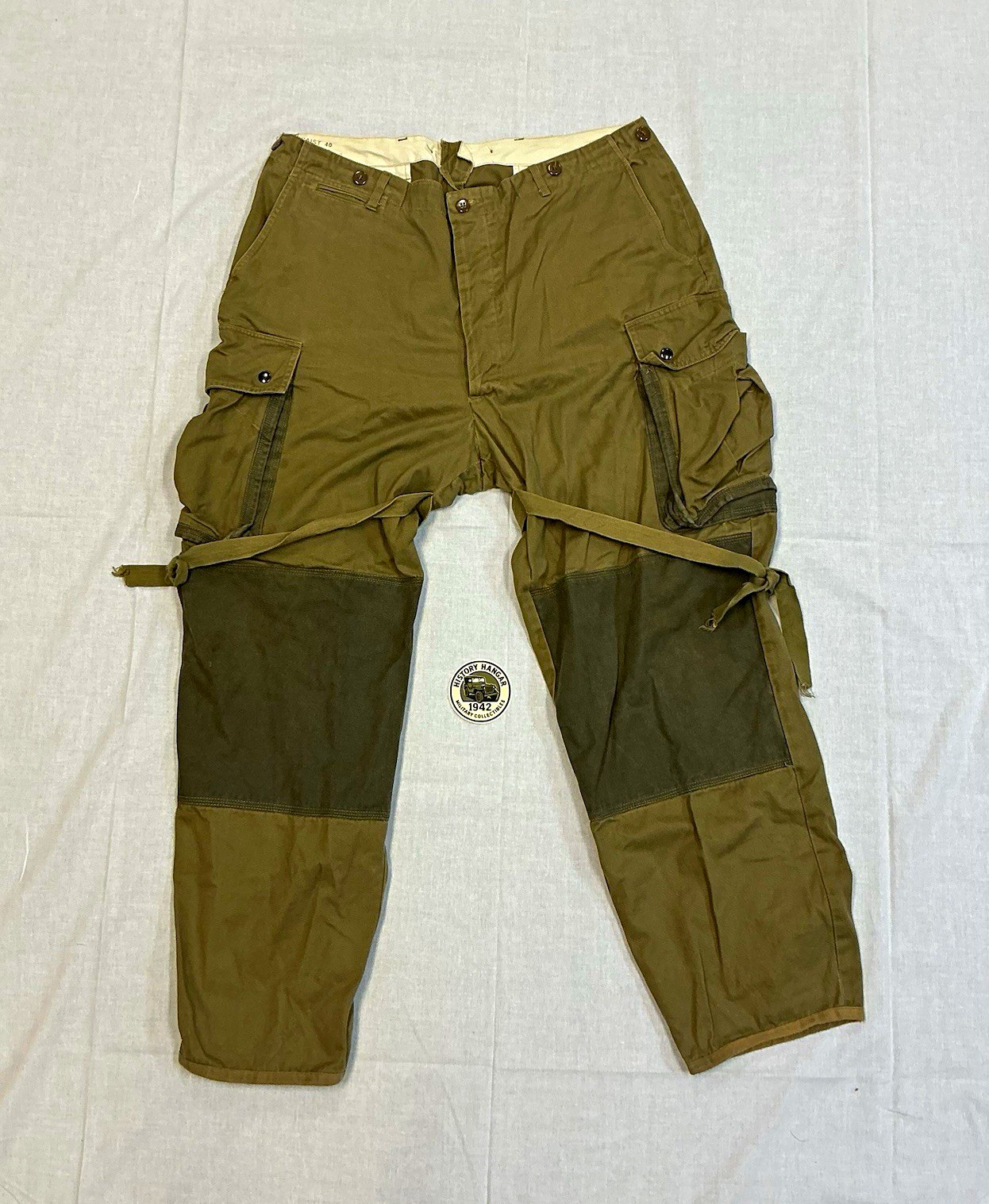 WW2 Repro M42 Paratrooper Trousers Reinforced 40x34 Made By ATF 101st DDay