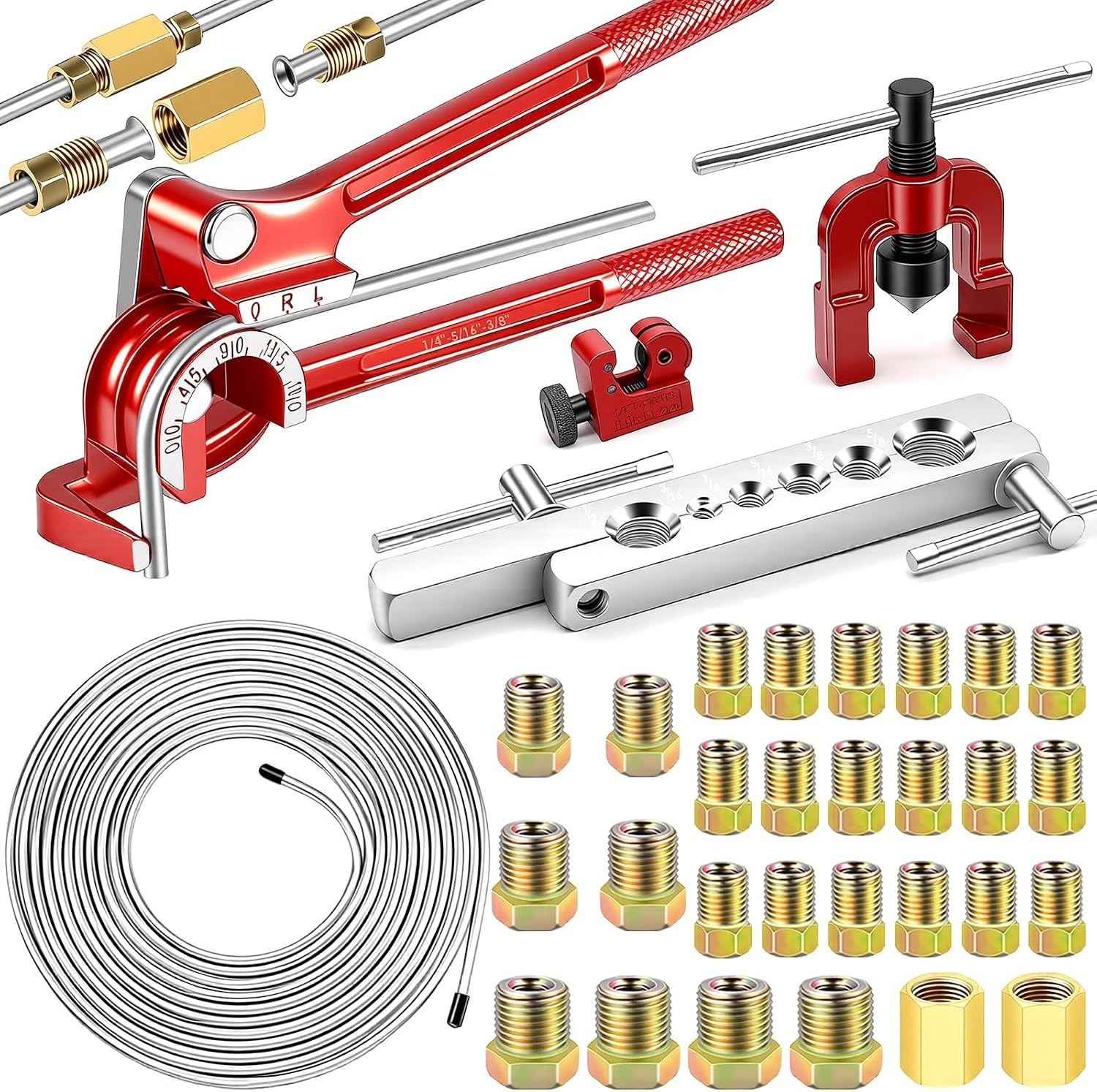 Kit de abocardado para líneas de freno de 3/16\