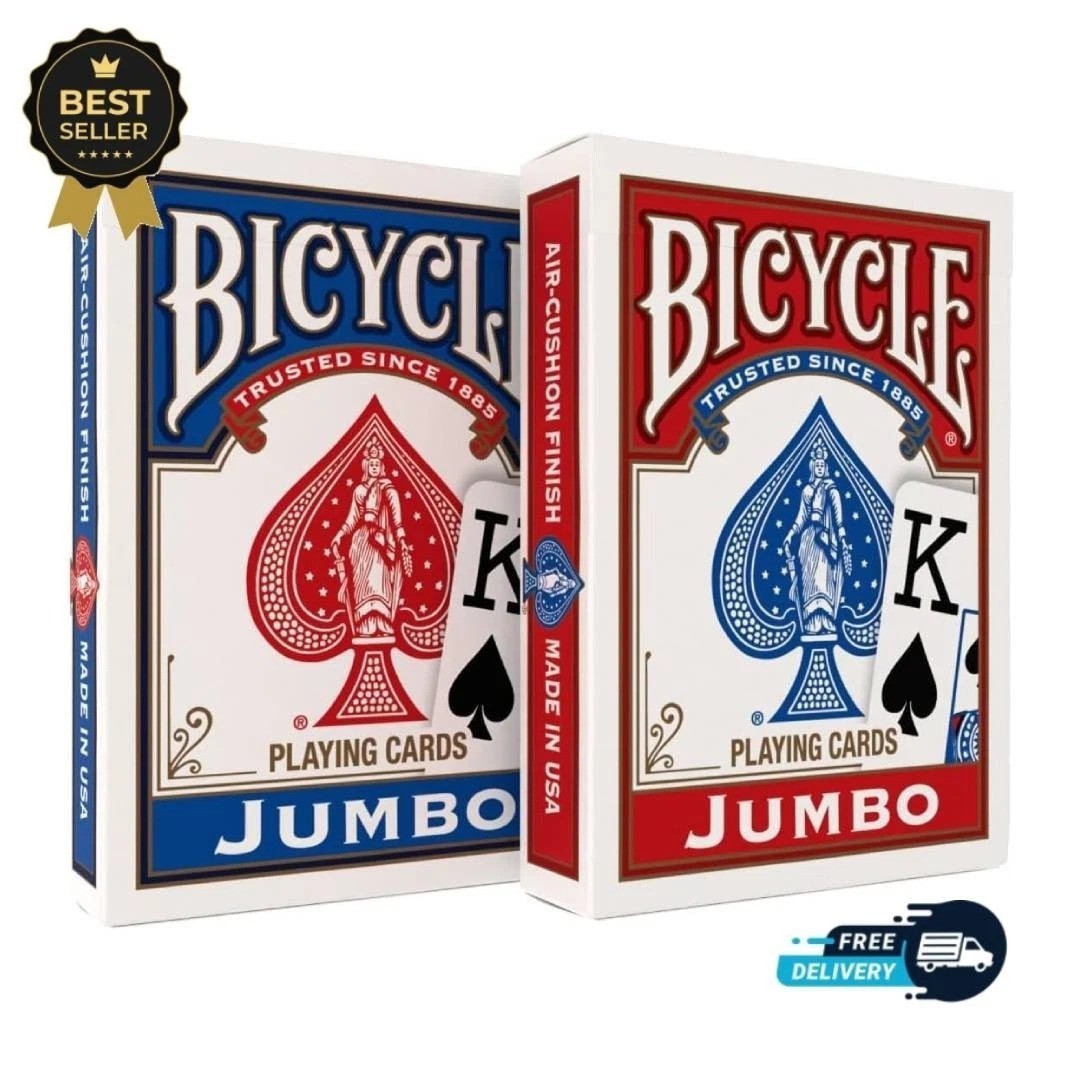 Bicycle Playing Cards, Jumbo Index, 2 Pack Bicycle Playing Cards, Jumbo Index, 2 Pack
