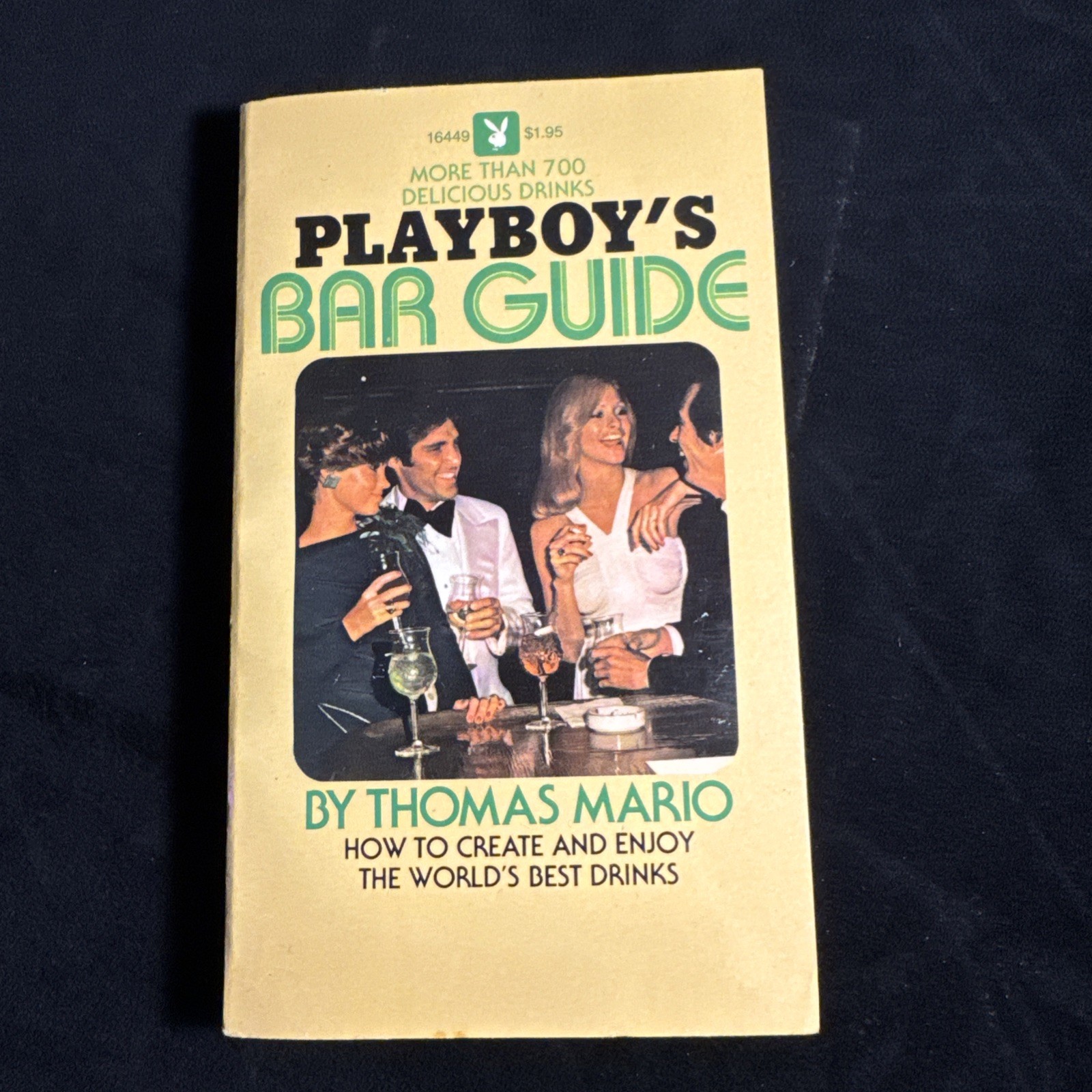 Thomas Mario PLAYBOY Bar Guide 1971 Vintage Book Paperback MCM