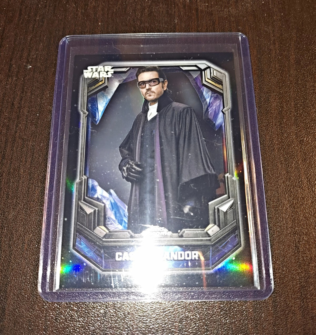 Topps 2026 Chrome Star Wars Cosmic Crystals Cassian Andor COS-27 Rogue One