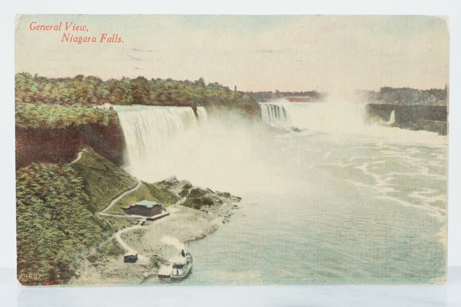 Niagara Falls c1910 Postcard, General View Niagara Falls American & Canadian
