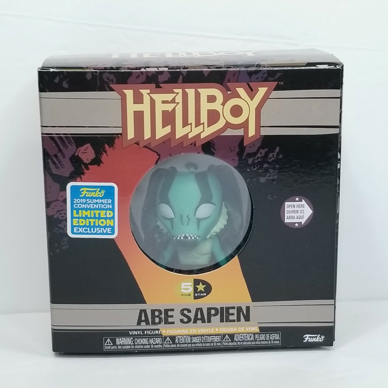 SDCC 2019 Exclusive Hellboy Abe Sapien 5 Star Vinyl Figure Funko NEW 