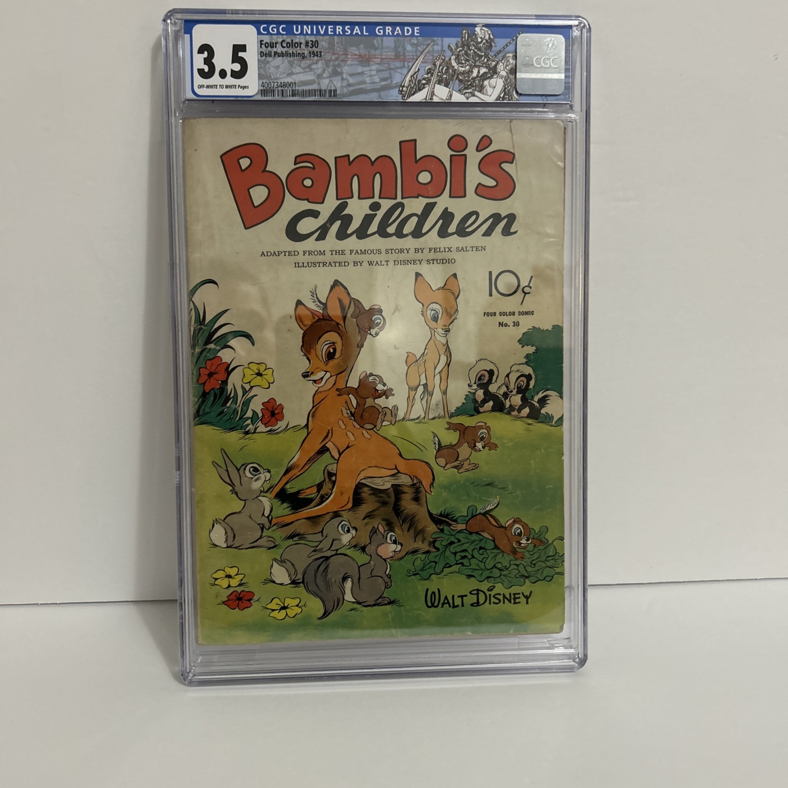 Walt Disney's Comics and Stories Bambi 1943 ( Four Color # 30) Graded