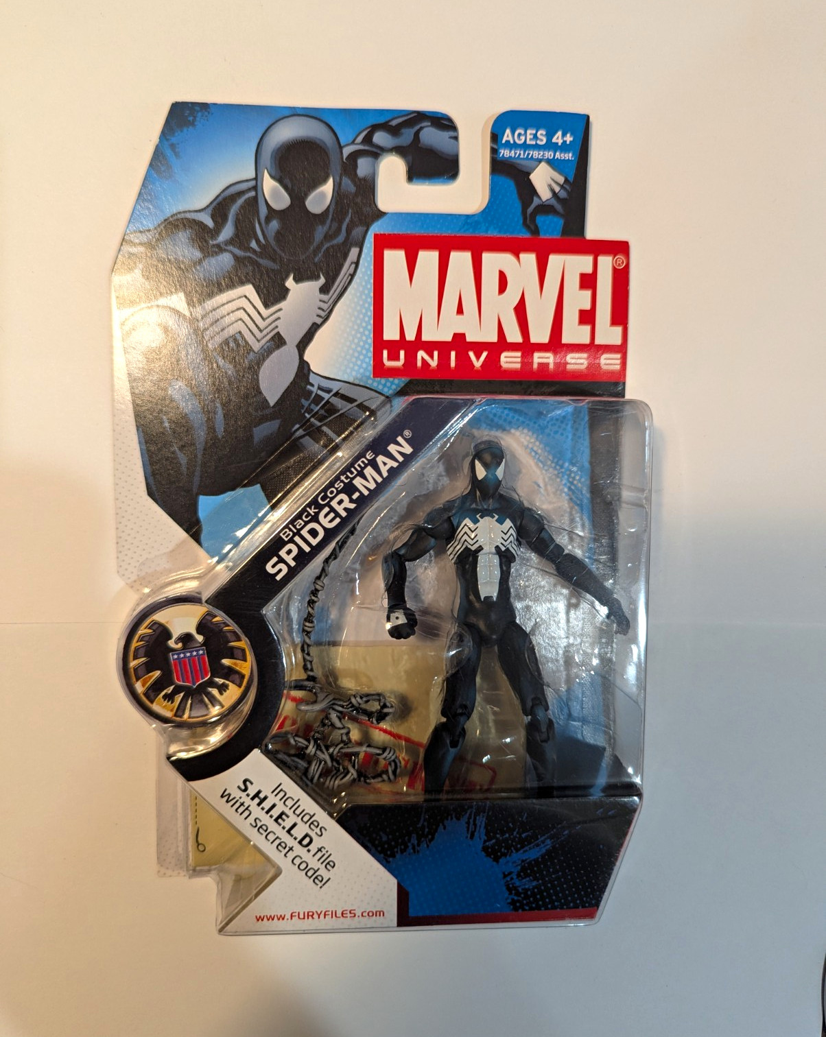 Hasbro Marvel Universe Spider-Man Black Costume Figure MOC Original Unopened