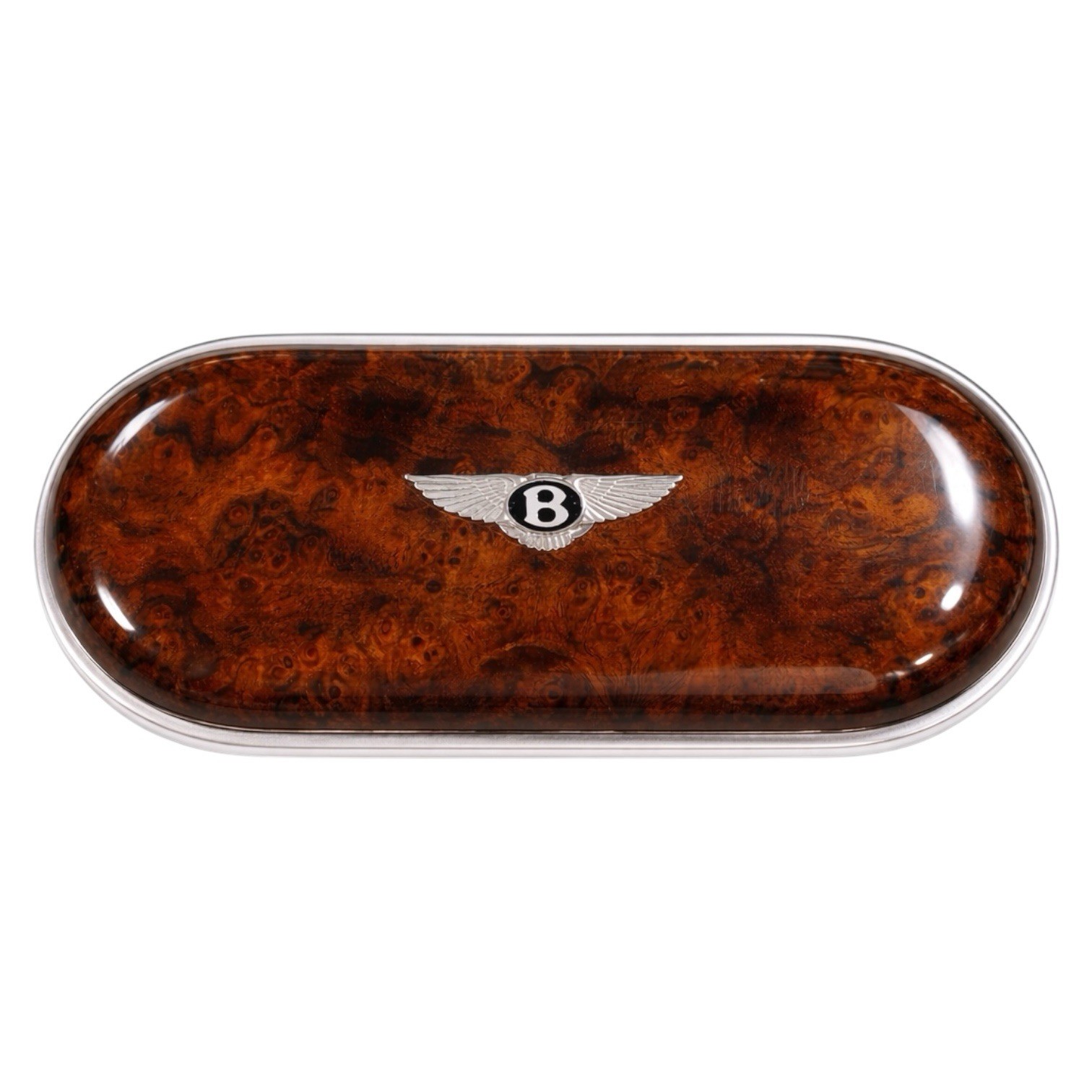 Bentley Continental GT GTC Flying Spur Burr Walnut Woodgrain Sunglasses Case