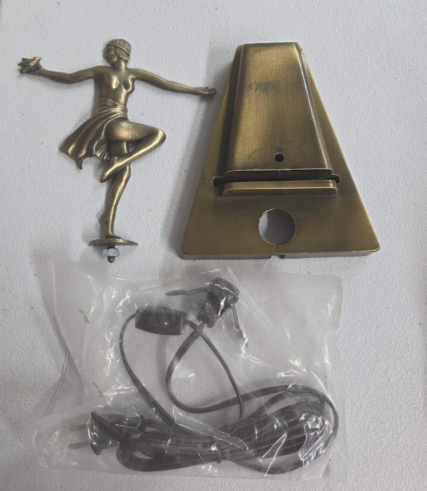 Vintage L&L WMC Loevsky Loevsky Art Deco Figural Dancer Lamps #9919 RARE