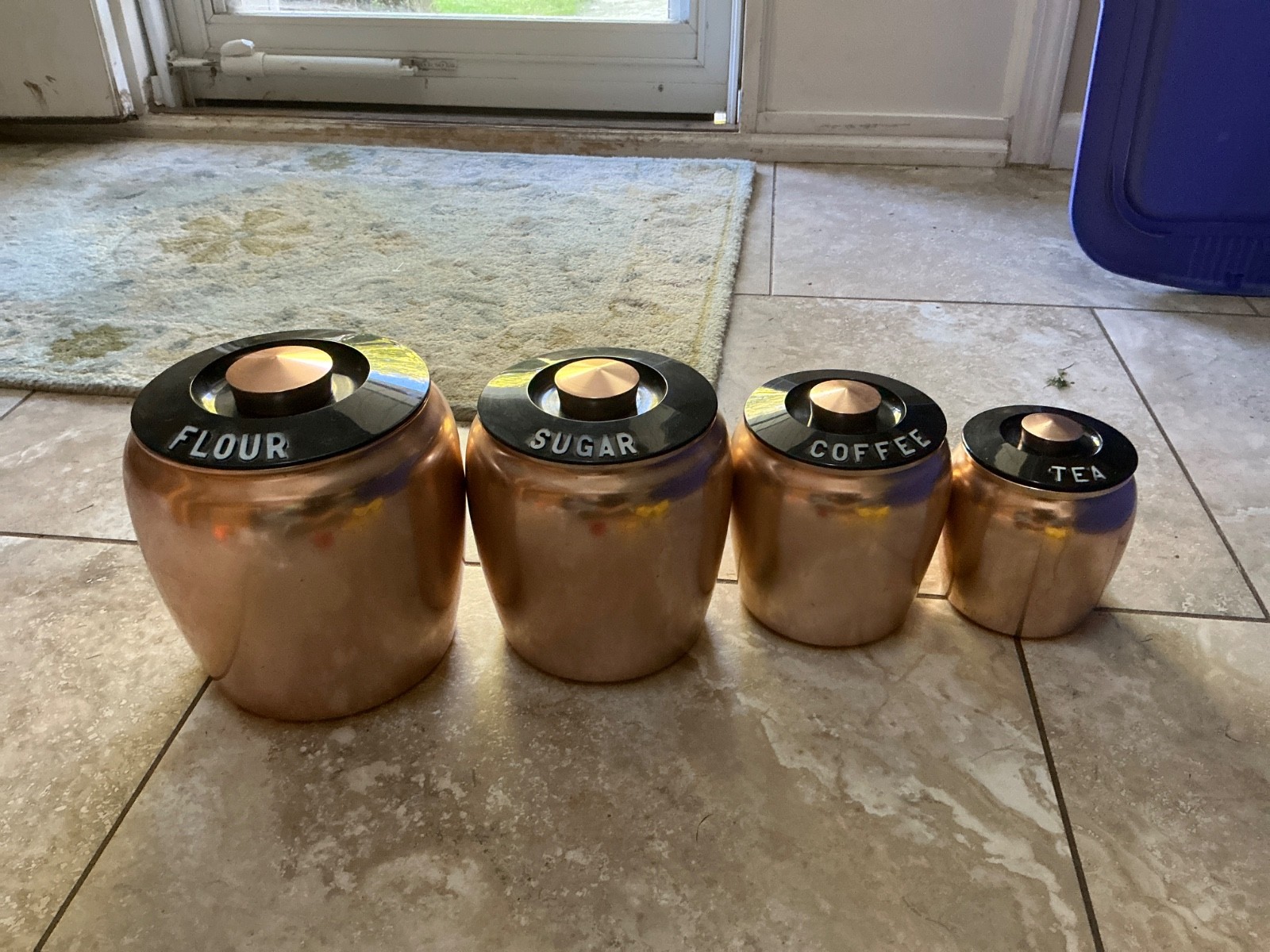 MCM vintage 4 piece canister set