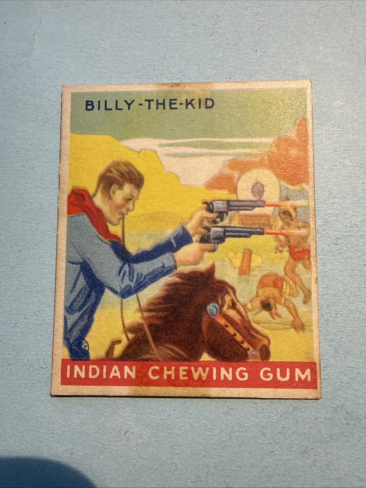 Billy The Kid 1933 Indian Chewing Gum #78 Rookie Card  Exceptional Condition