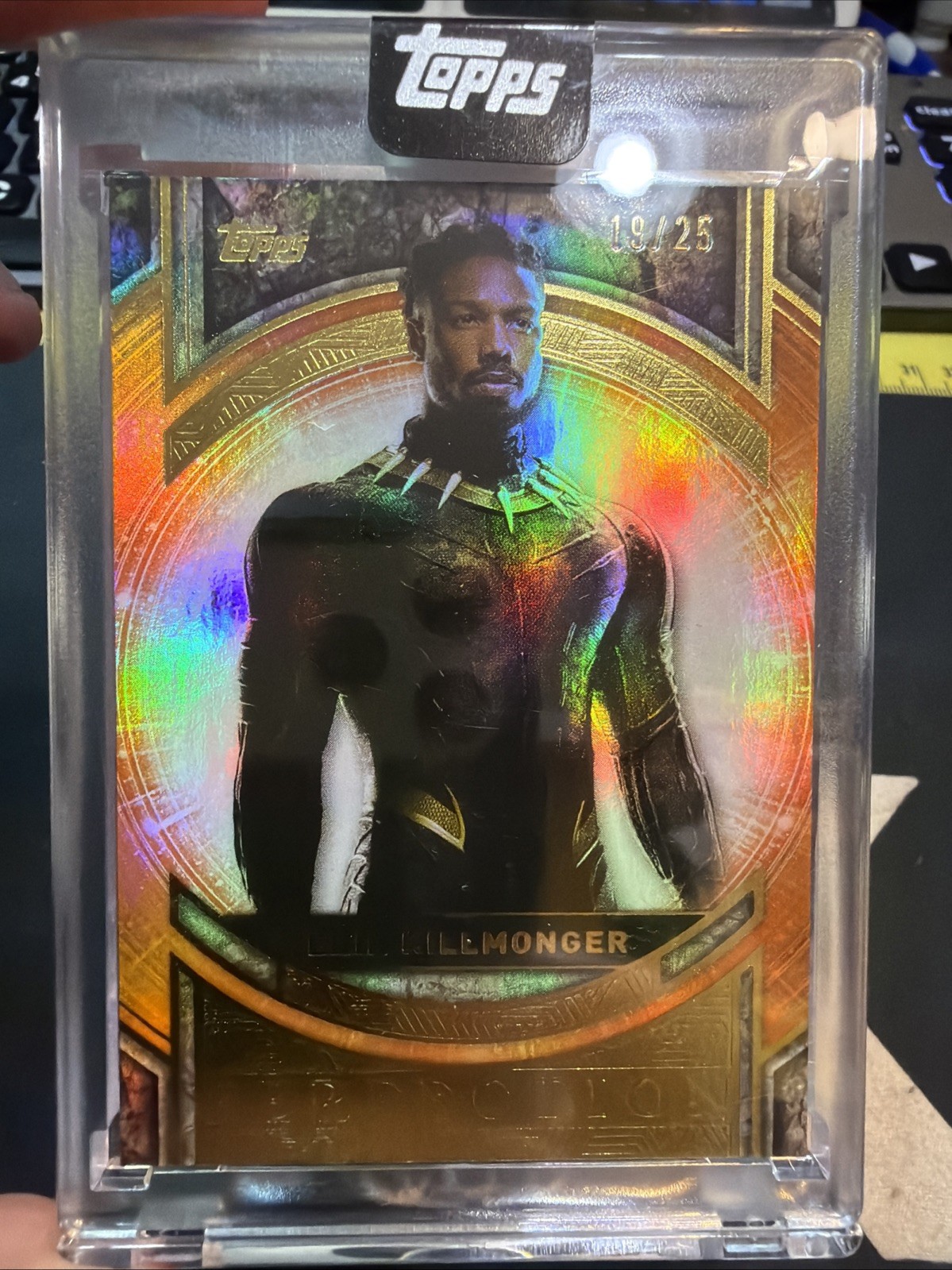 2025 Topps Marvel The Collector Erik Killmonger Perfection Black Panther /25