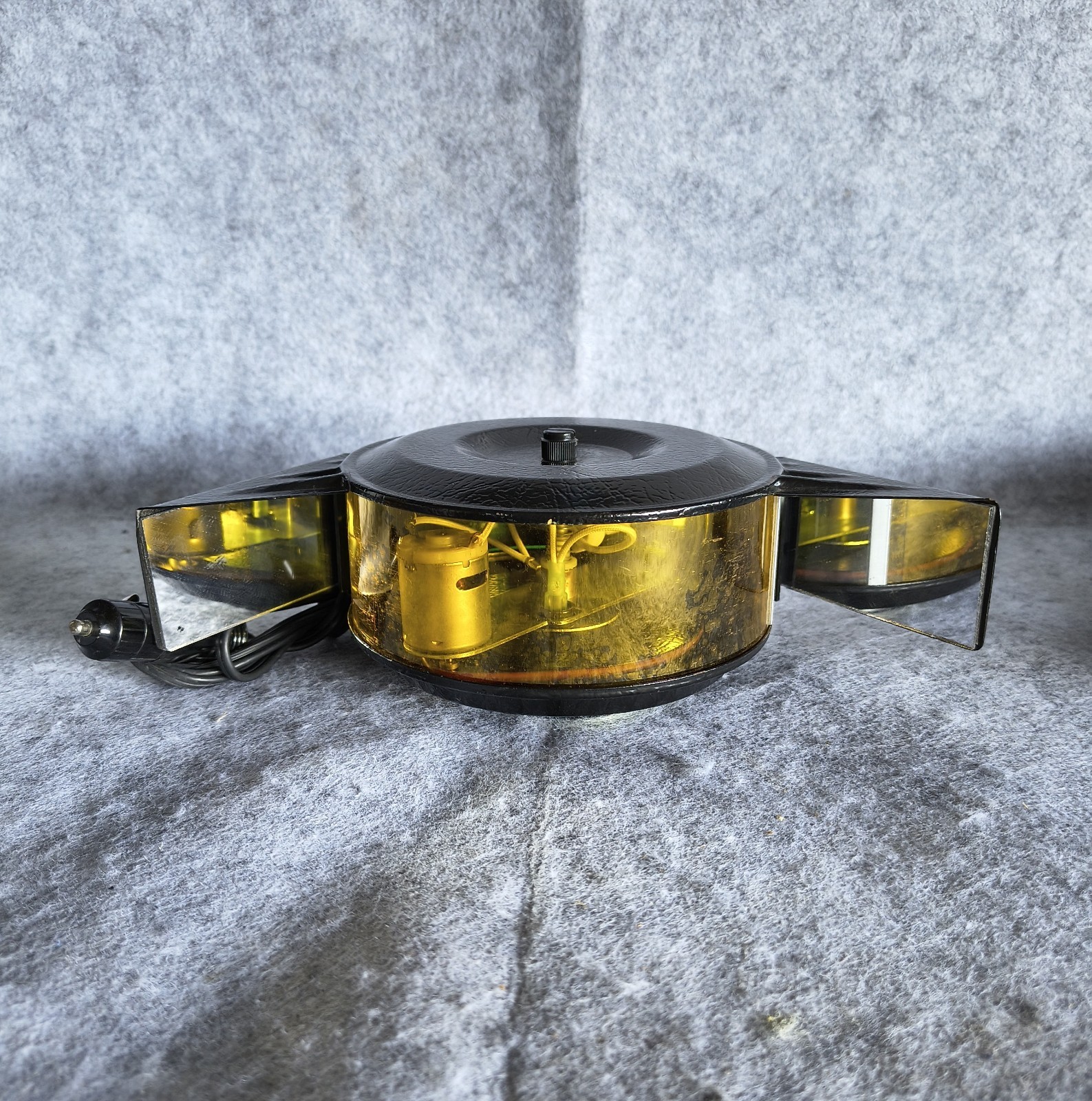 Vintage  CUNANAN Five-O Emergency Beacon  Magnetic Dash Light AMBER 