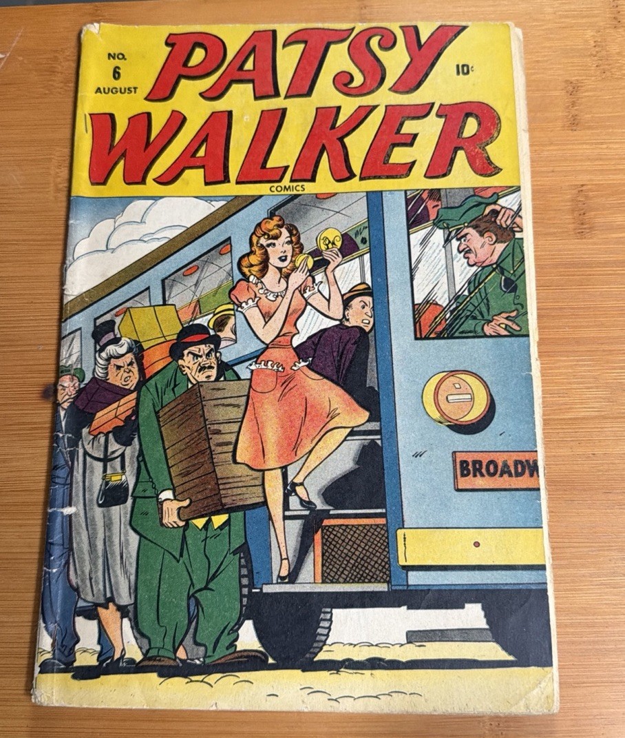 PATSY WALKER #6  Comic Book 1946 GOLDEN AGE 10 Cent COMPLETE - GD