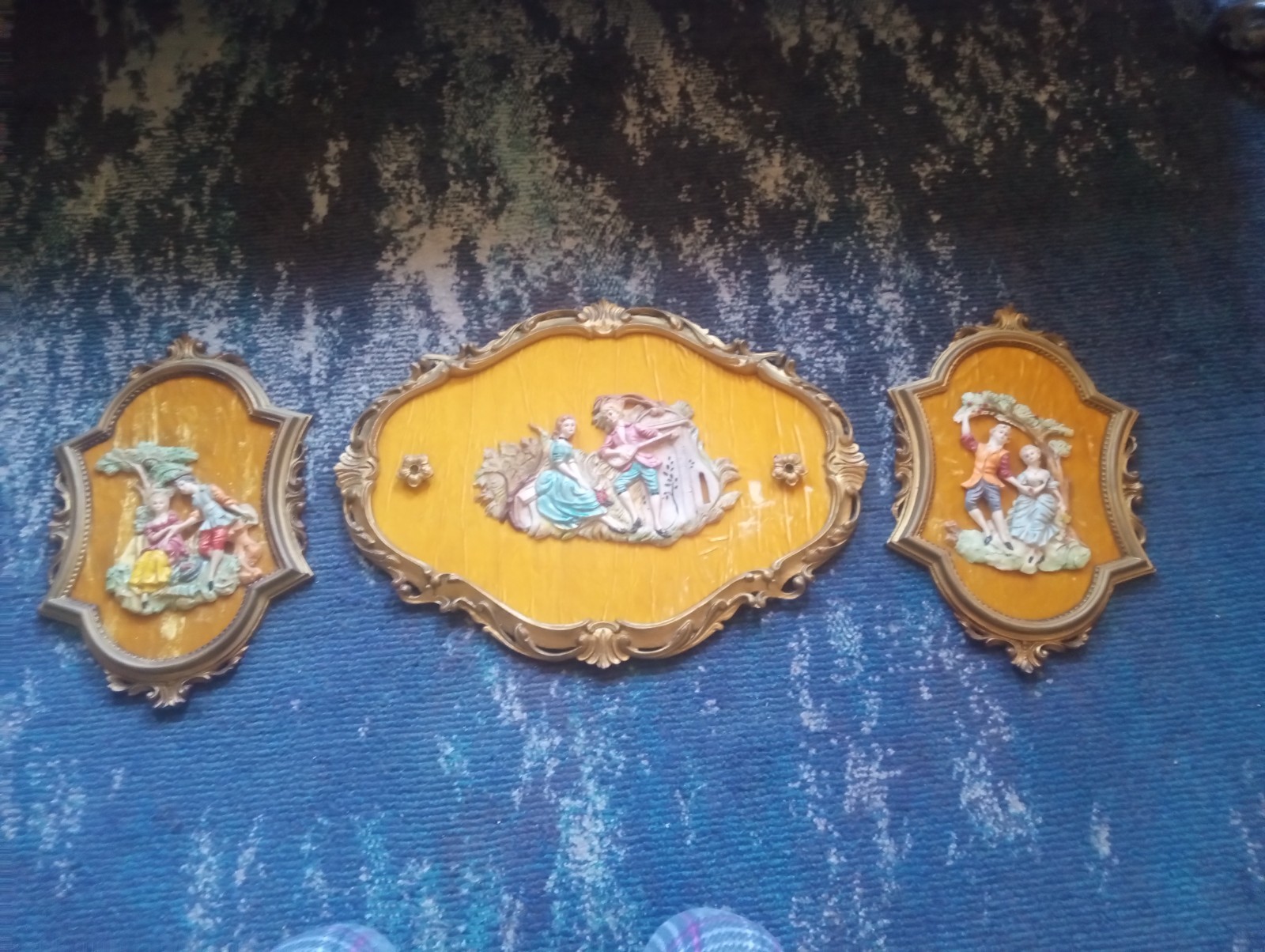 3D Italian vintage wall art Rococo style