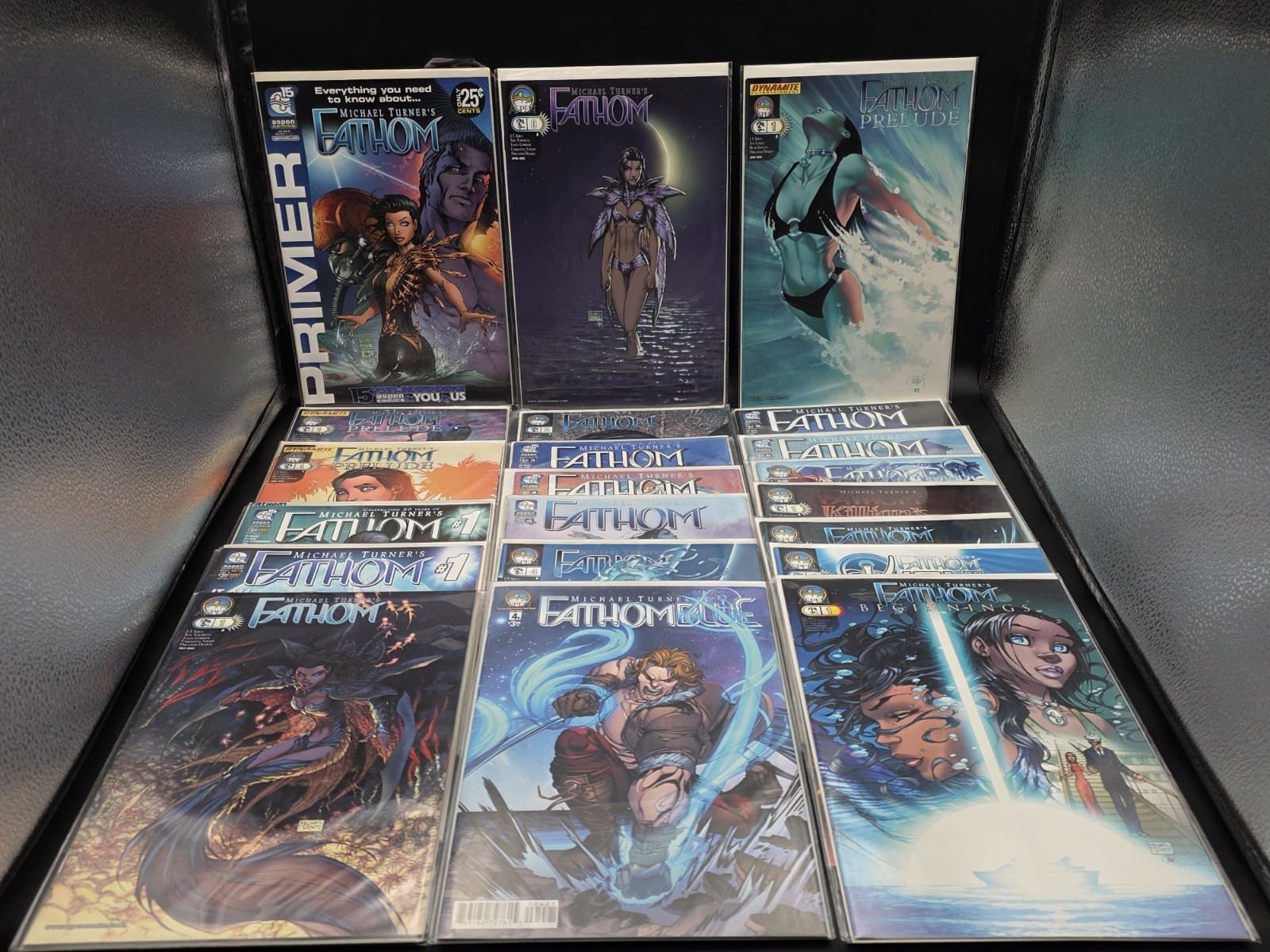 Michael Turner's Fathom Prelude #0-#6 multiple variants ASPEN 2005  / SHIPS FREE