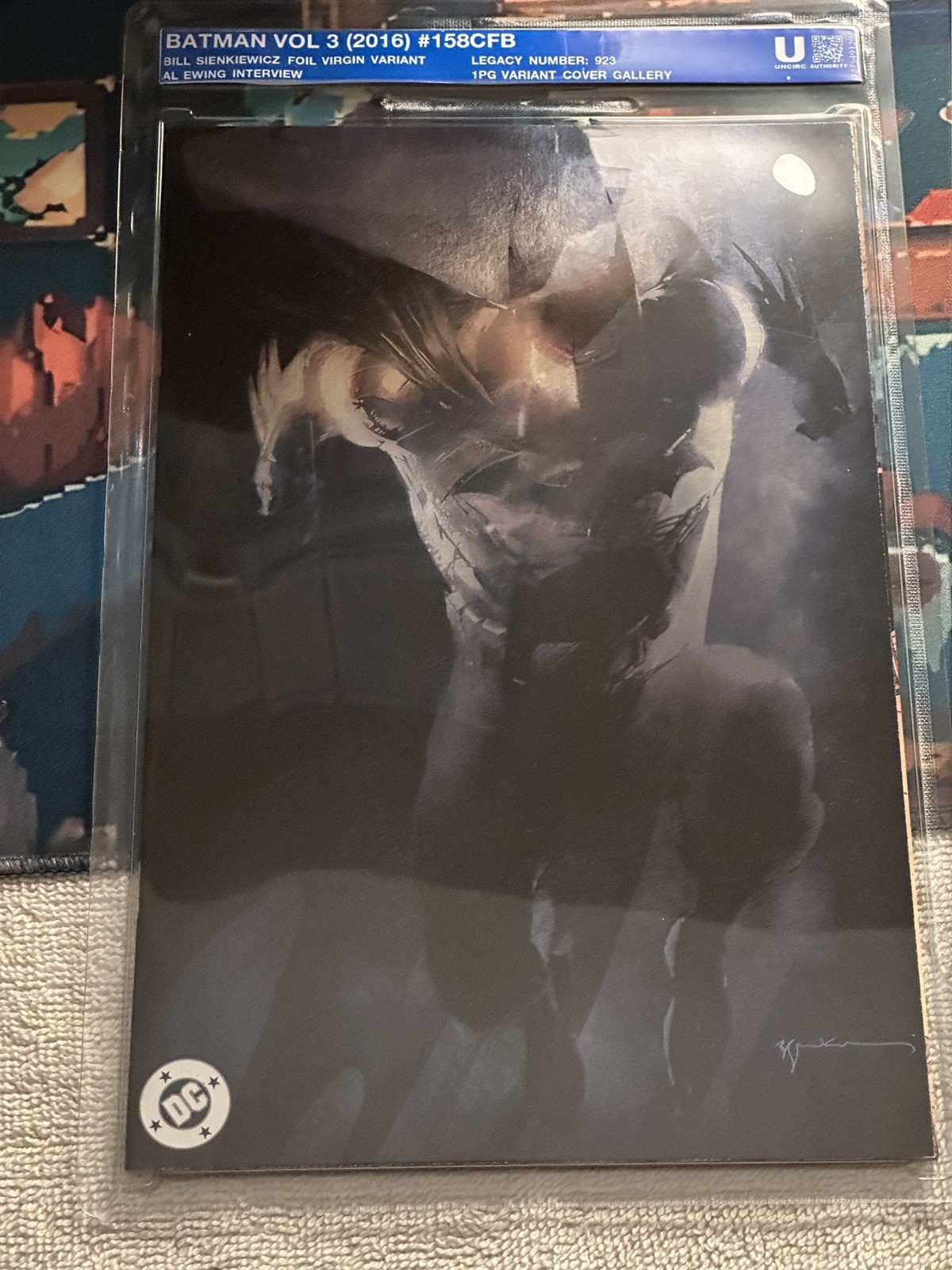 Batman #158 H2SH Upper Deck Bill Sienkiewicz Virgin Foil Variant 1 of only 167