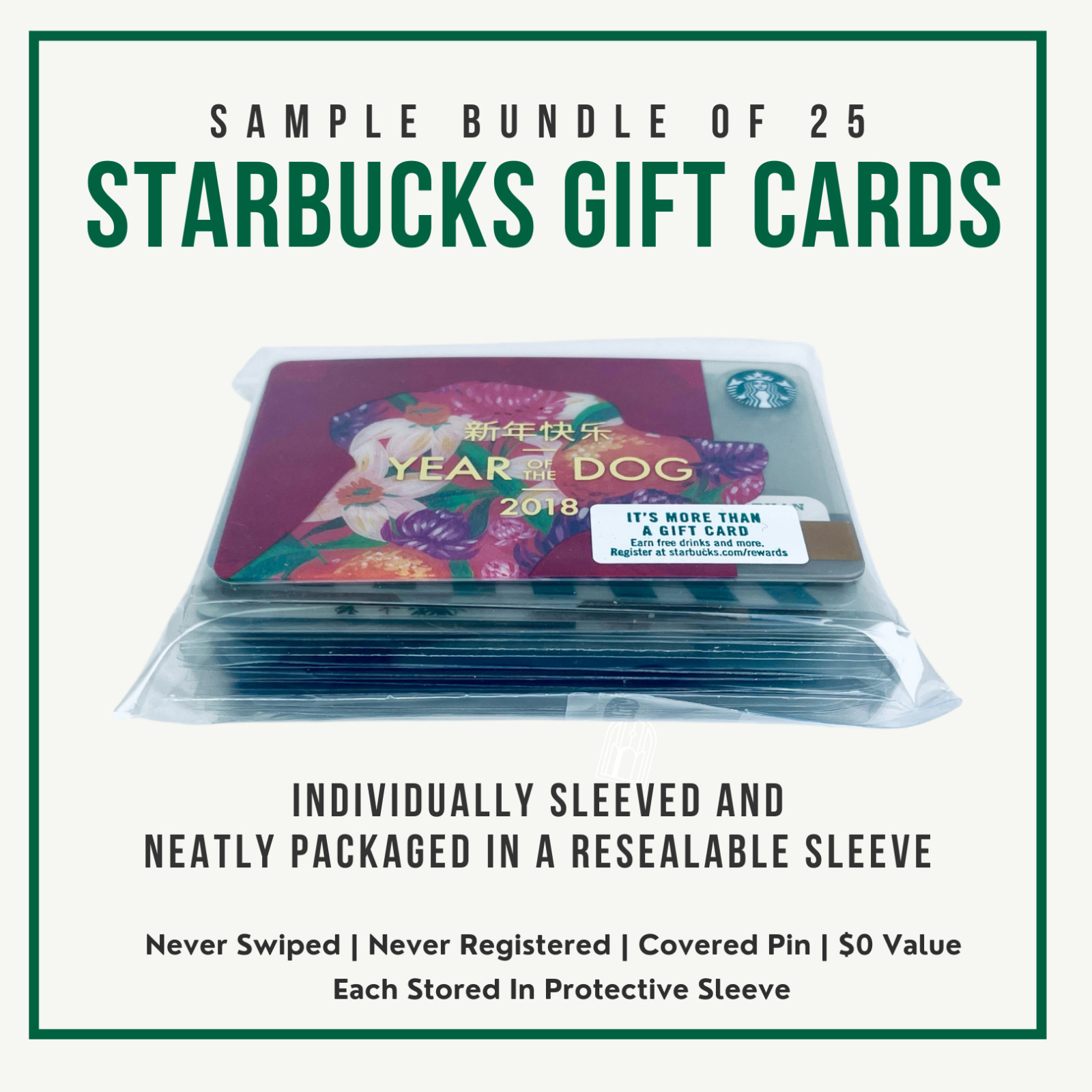 Starbucks Cards NEW 2002–2018 Random Lots of 25–1000 - Bulk Discounts