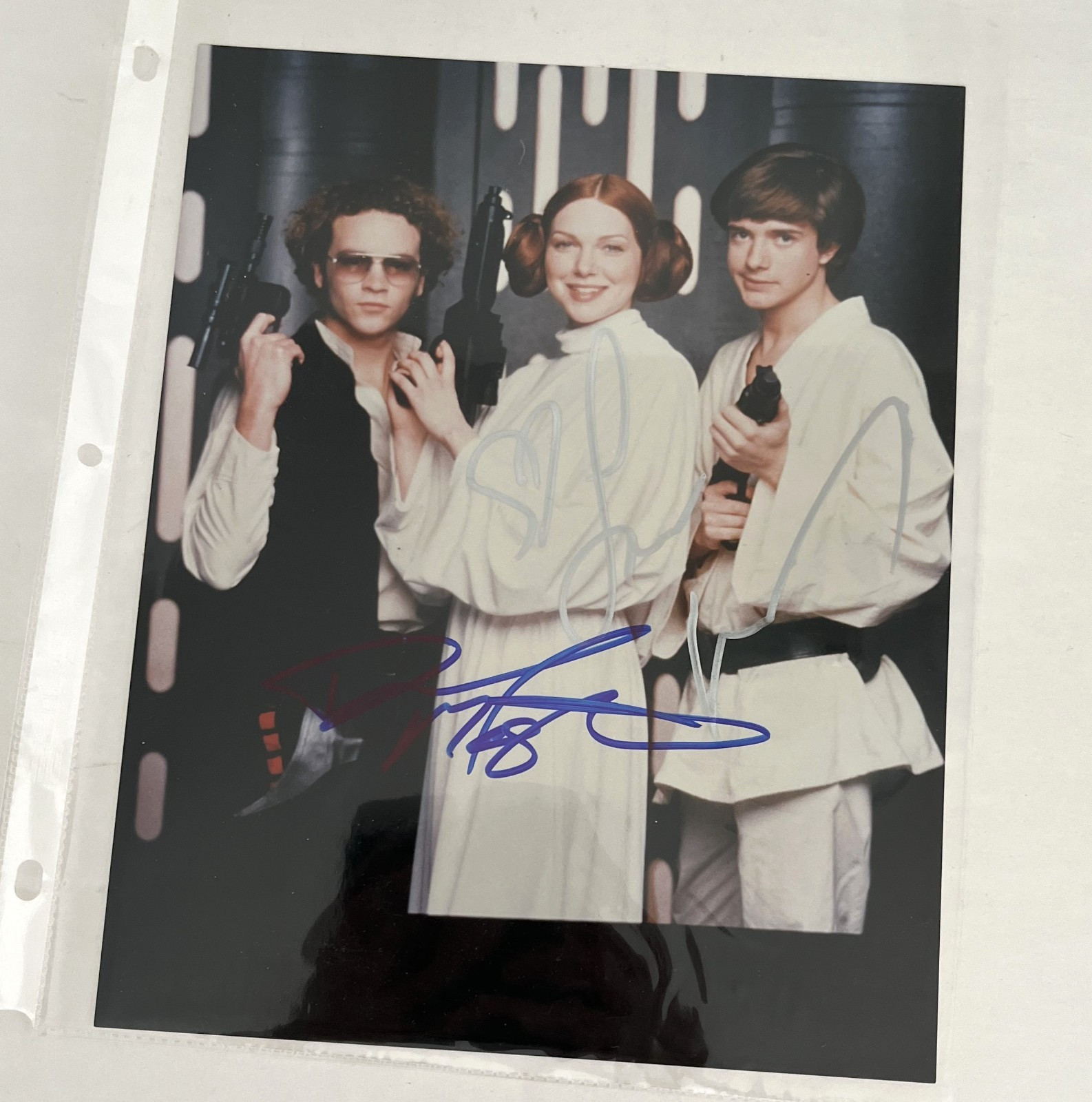 That 70s Show Cast Laura Prepon Danny Masterson 2002 Signed Star Wars Photo 8x10