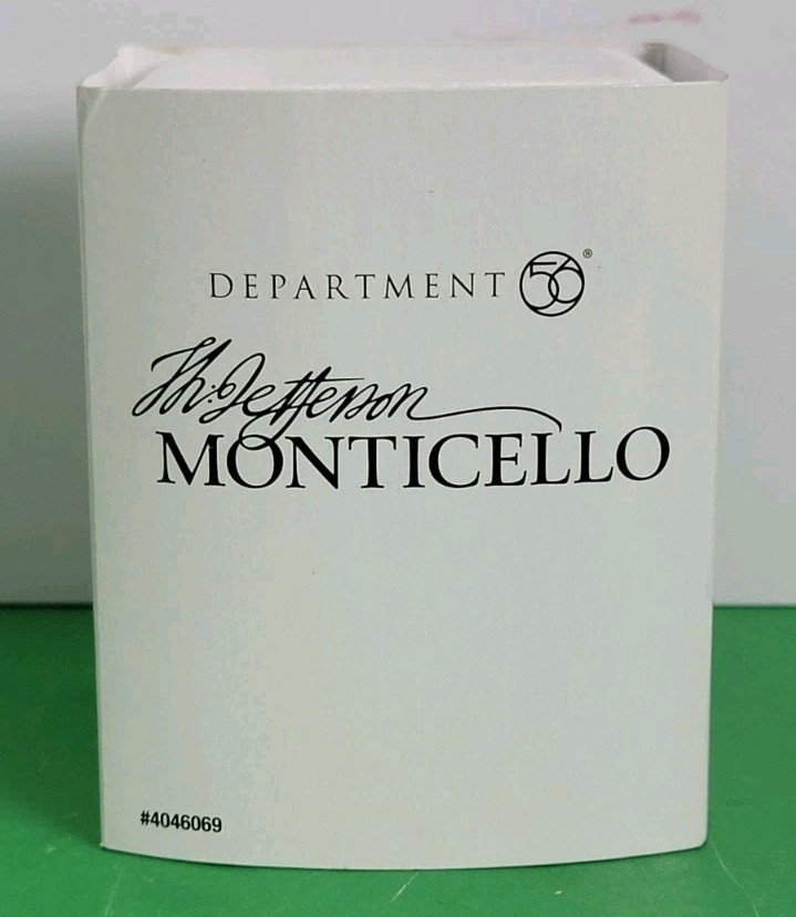 2015 Department 56 - Thomas Jefferson Monticello Figurine - 4046069