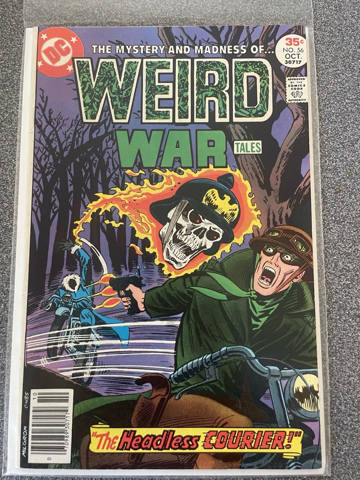 WEIRD WAR TALES #56 (1977) High Grade Dc Bronze Horror