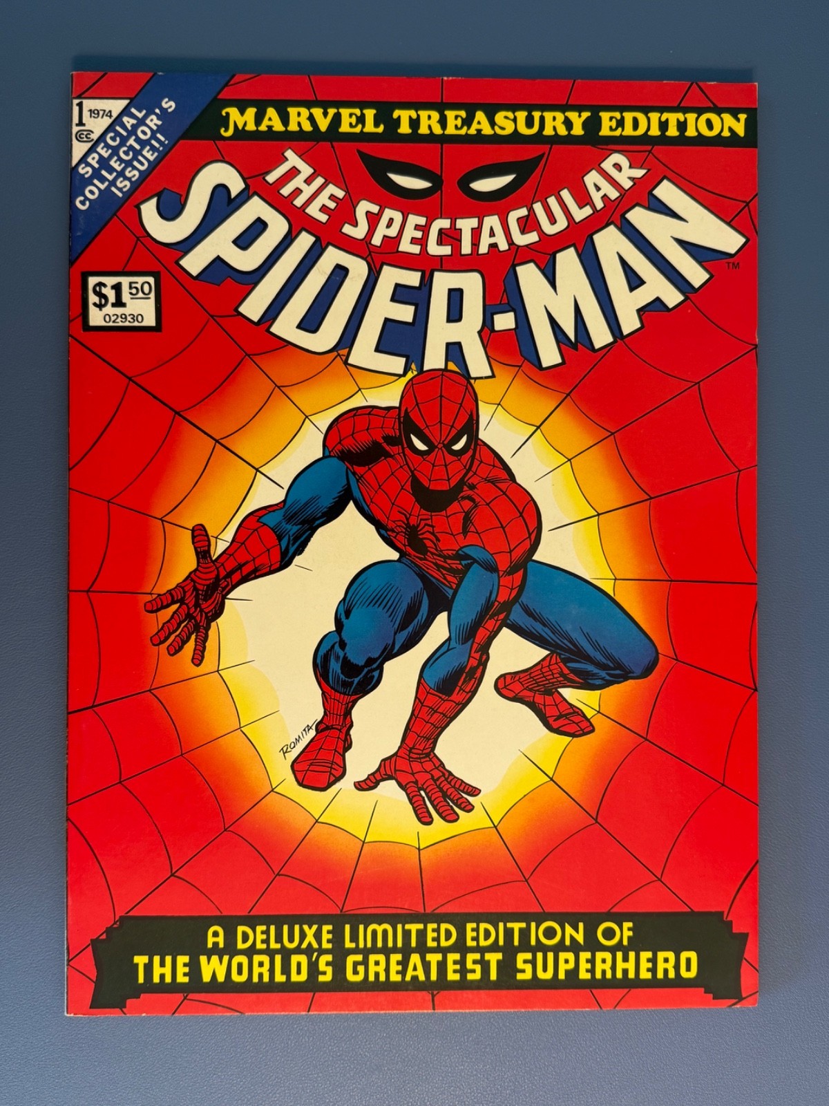 Marvel Treasury Edition #1 Spiderman (Marvel September 1974) oversized, NM