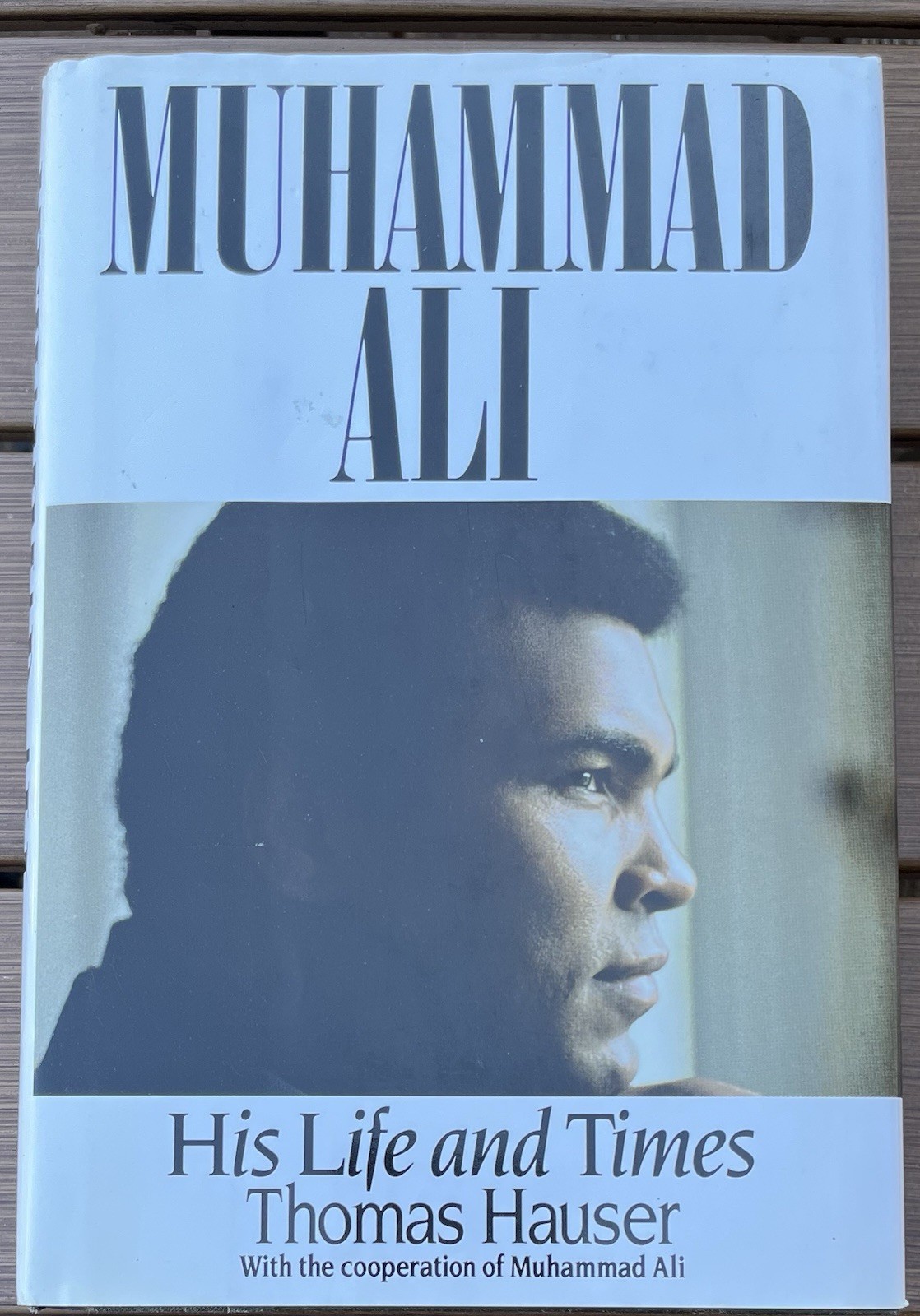 AUTOGRAPHED book Muhammad Ali His Life and Times | Thomas Hauser 1991 HC SIGNED