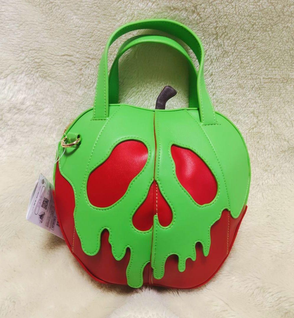 Disney Japan Tokyo Snow White Shoulder Bag 2WAY Poison Apple DISNEY VILLAINS