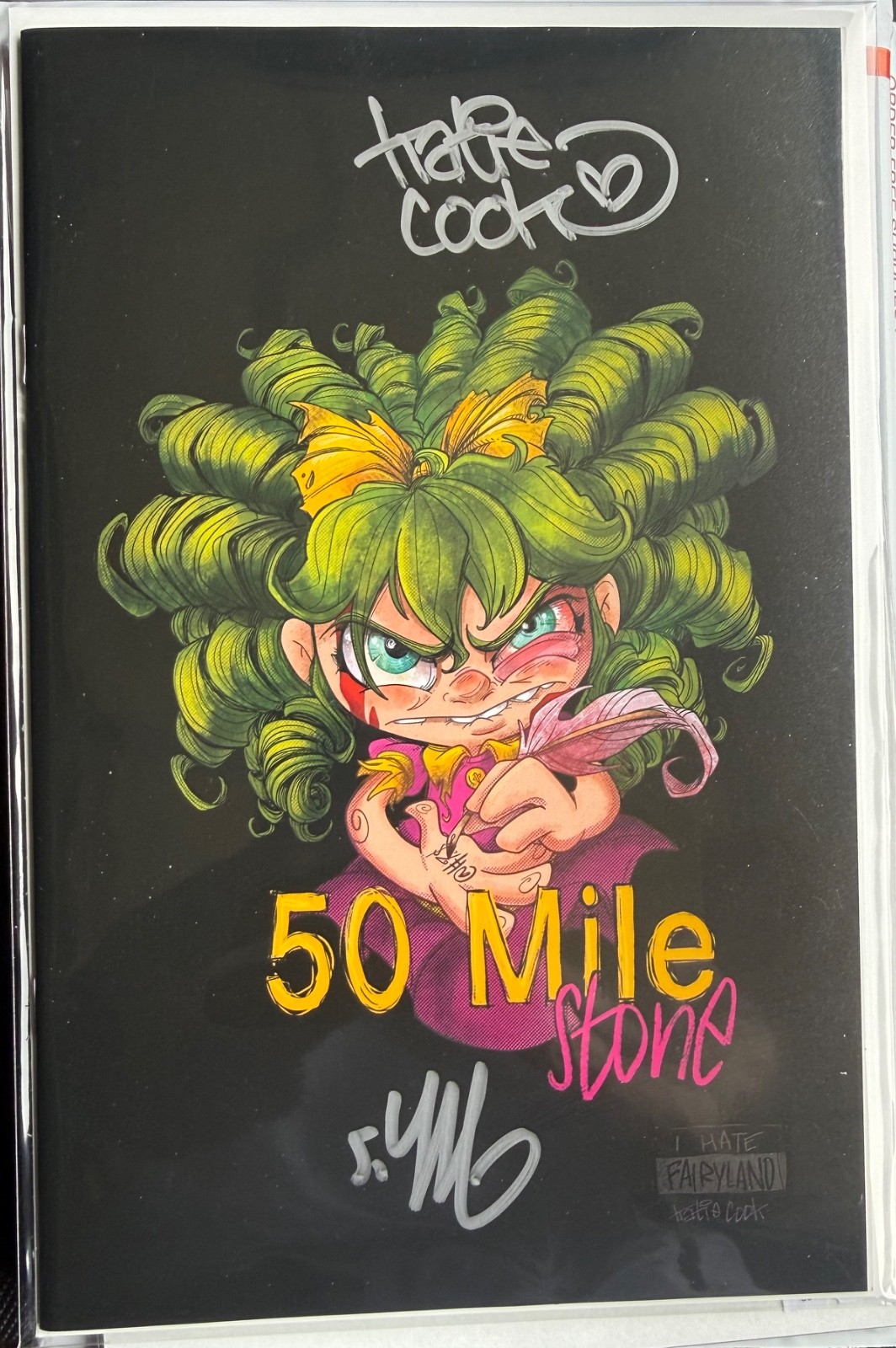 I hate fairyland #50 Cook Eminem 8 mile homage ltd 500 signed by Cook & Skottie