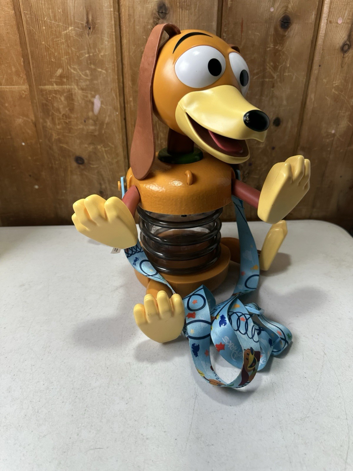 2024 Disney Parks Pixar Fest Toy Story Slinky Dog Sipper With Lanyard