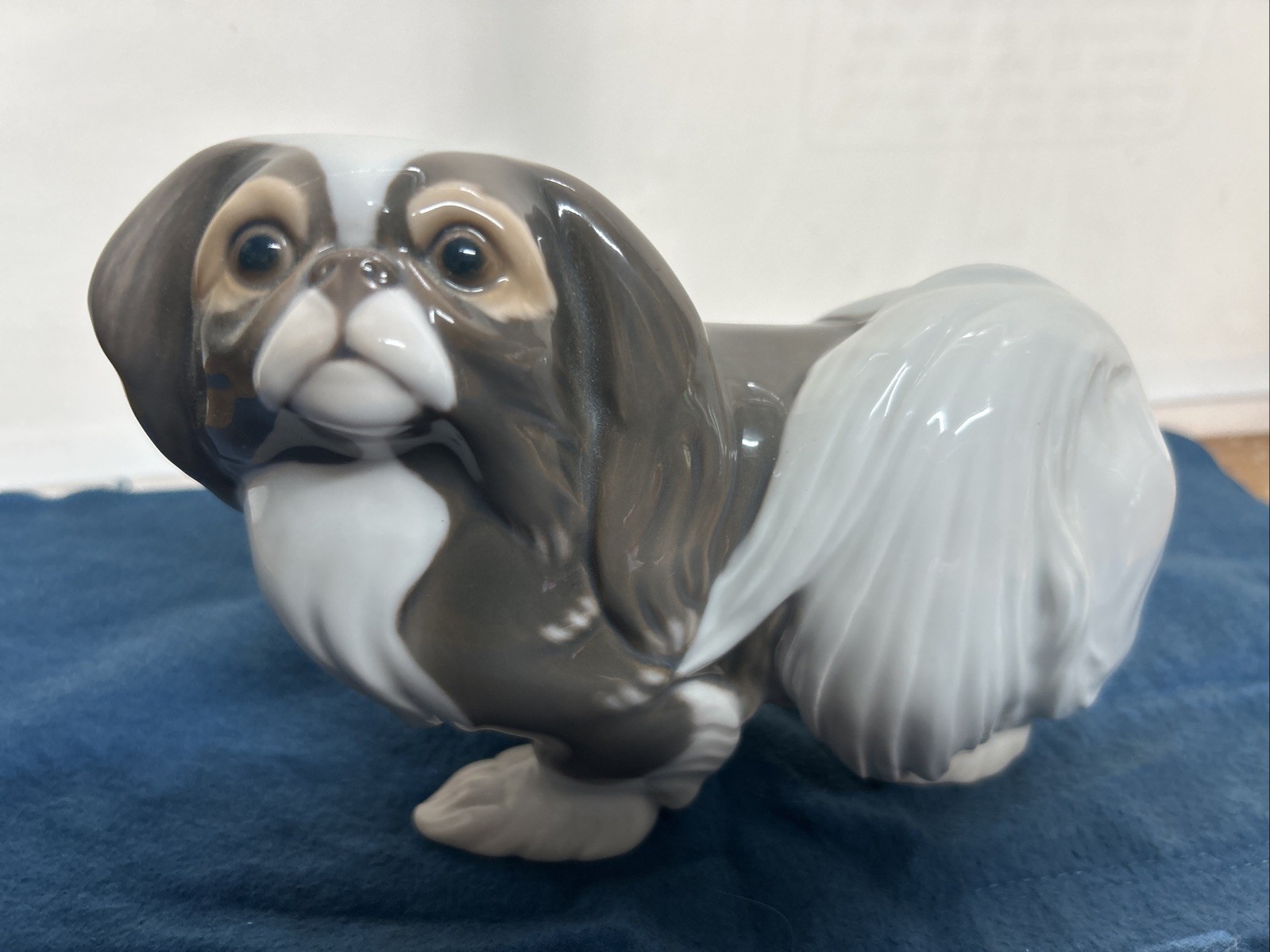 Vintage Bing & Grondahl B&G Denmark Porcelain Pekingese Dog #2114 Excellent Cond