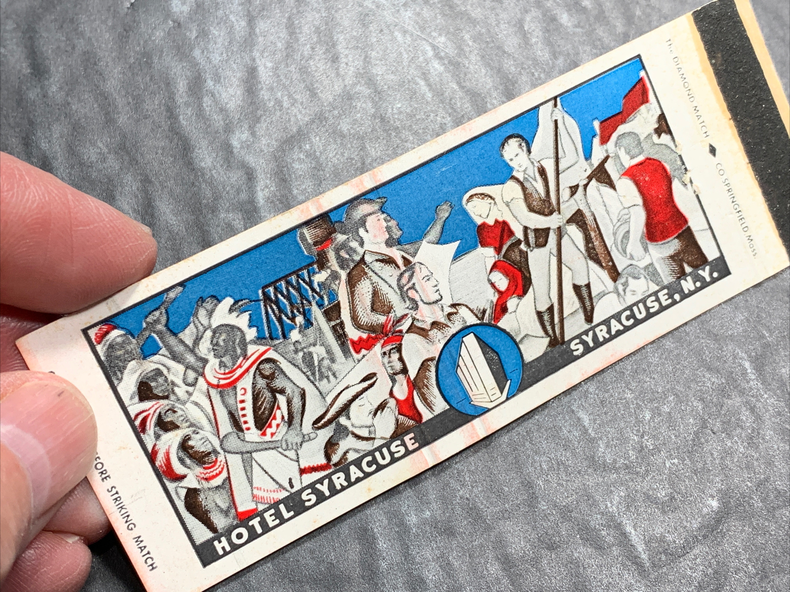 Hotel Syracuse New York Matchbook Cover ￼full Length