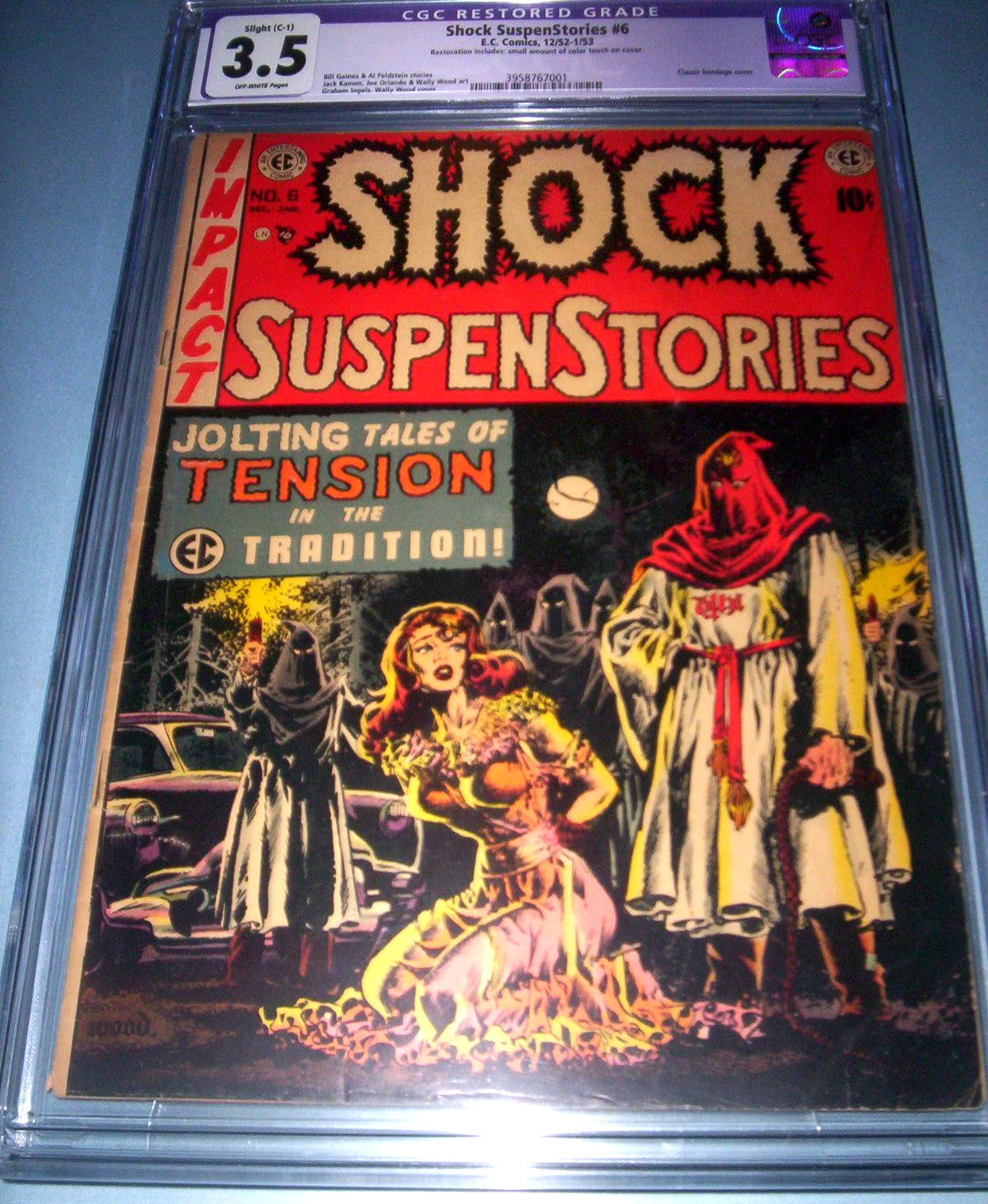Shock Suspenstories #6 CGC 3.5 1952 #3958767001
