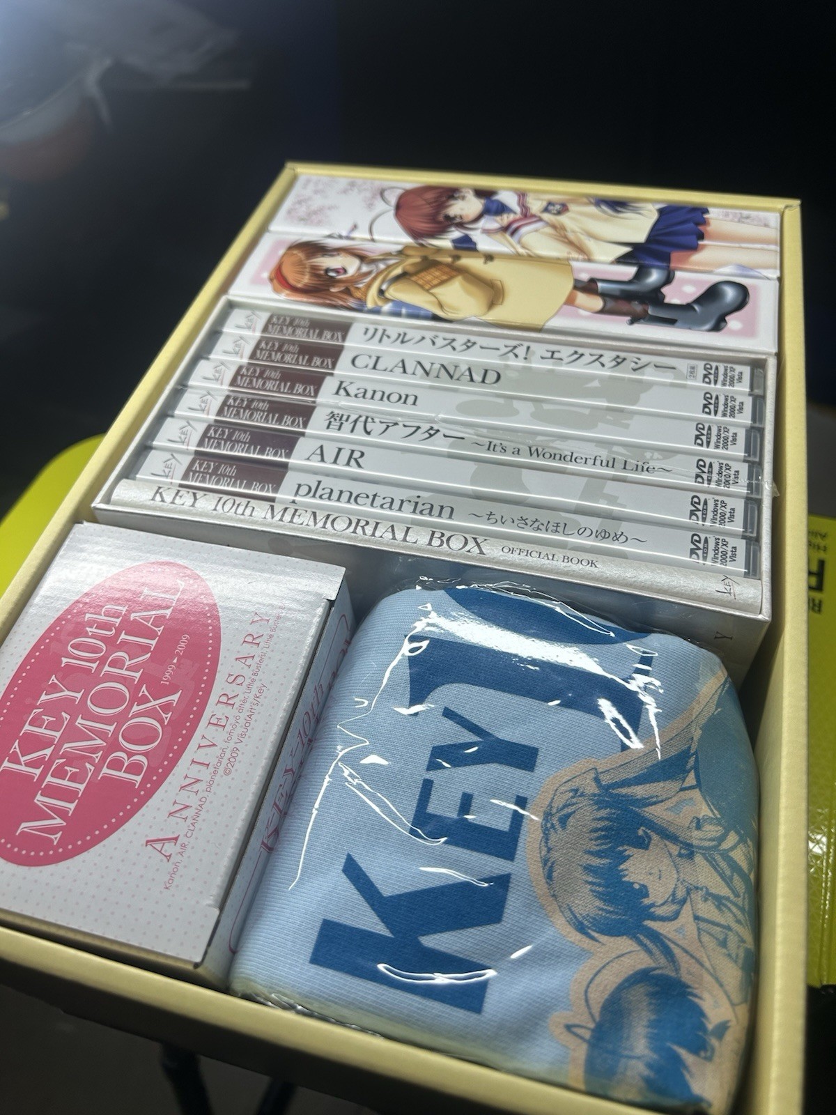 Key 10th Memorial Box 1999-2009 CLANNAD Little Busters Kanon (SEALED CONTENTS)