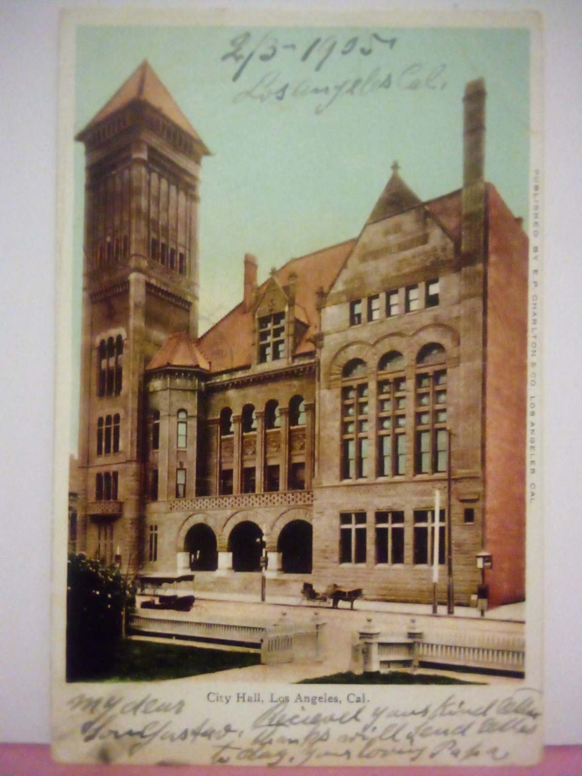 Los Angeles California City Hall p.1905 UDB