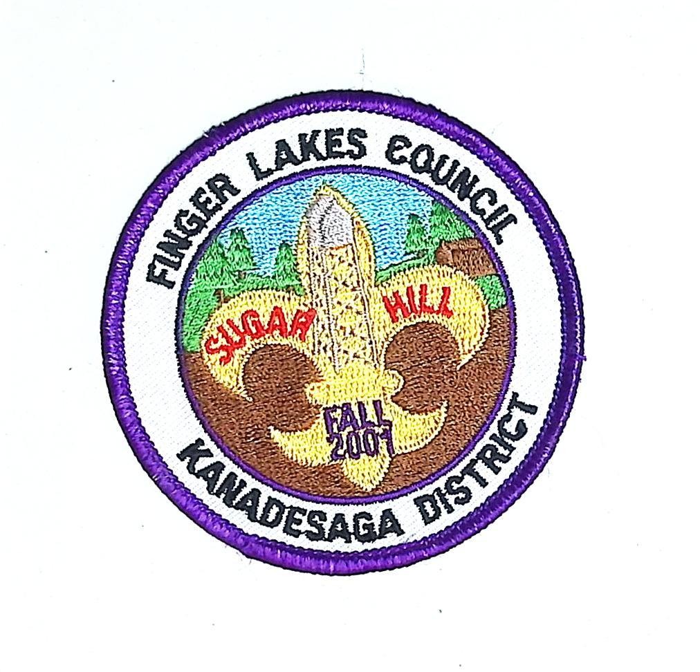 Sugar Hill Fall 2004 Scout Patch Finger Lakes Council Kanadesaga