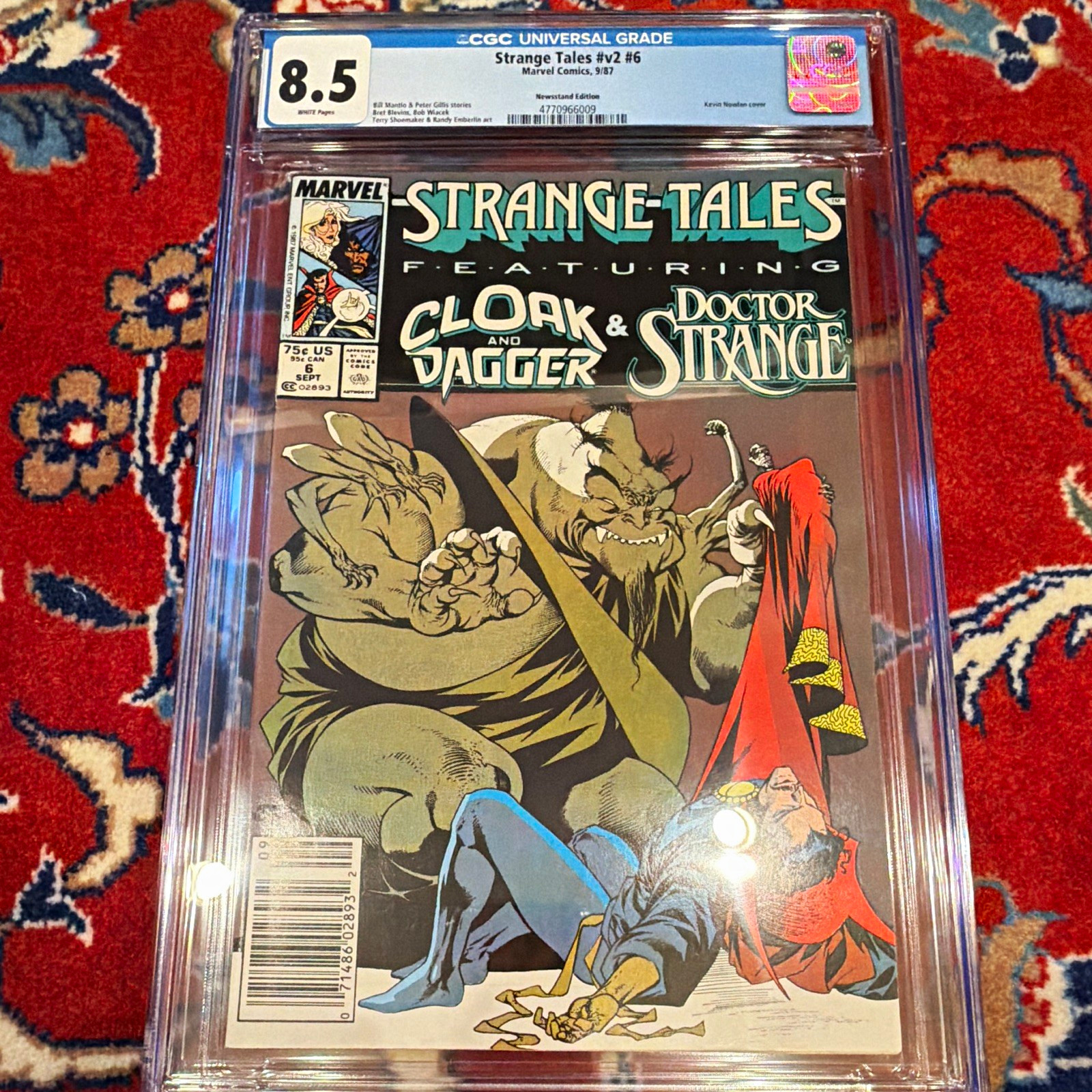 Strange Tales #26 CGC 8.5 (1987) Marvel Comics Newsstand Cloak & Dagger
