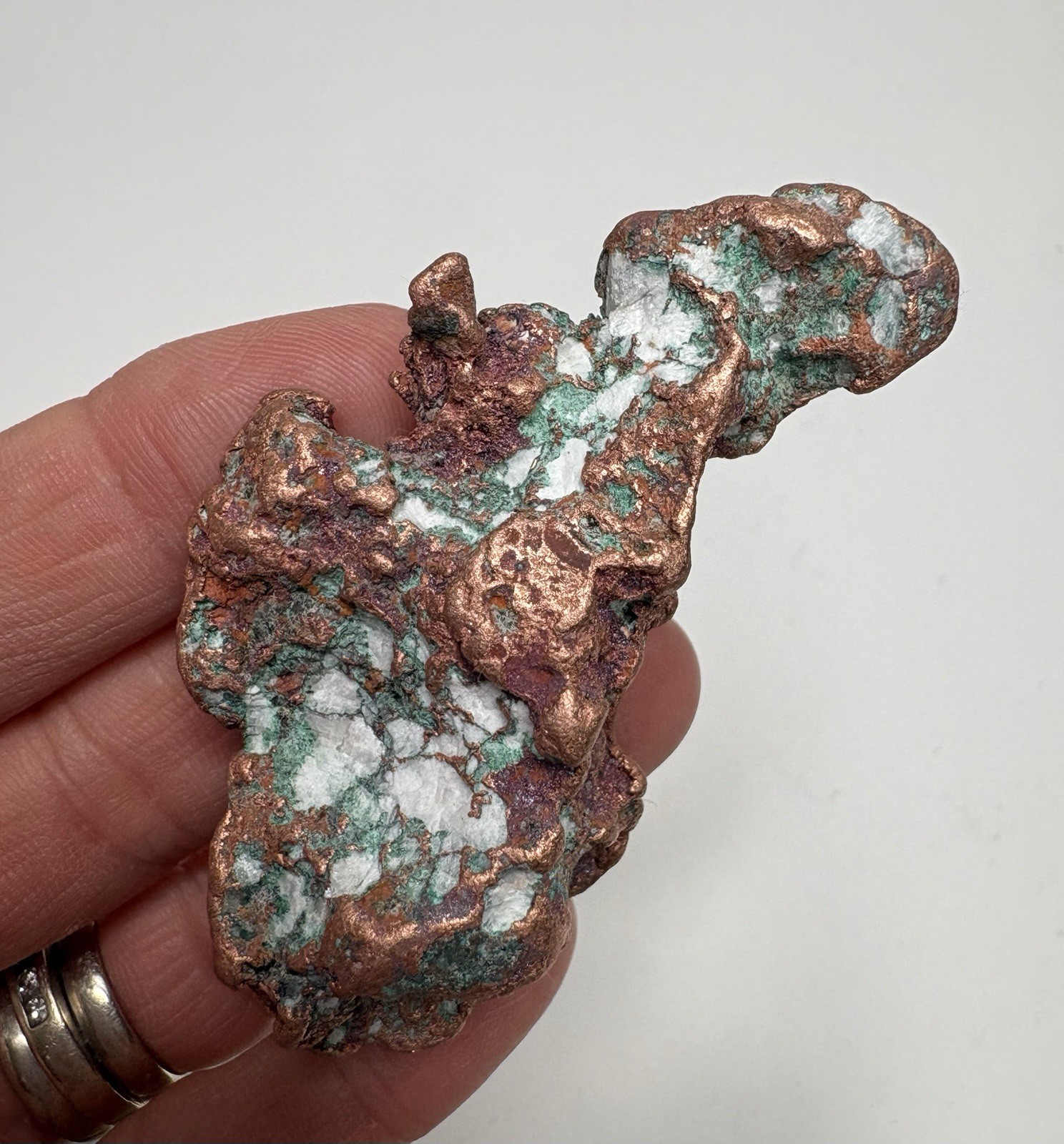 Pure  Native Michigan Float Copper Mineral Display Specimen Upper Peninsula
