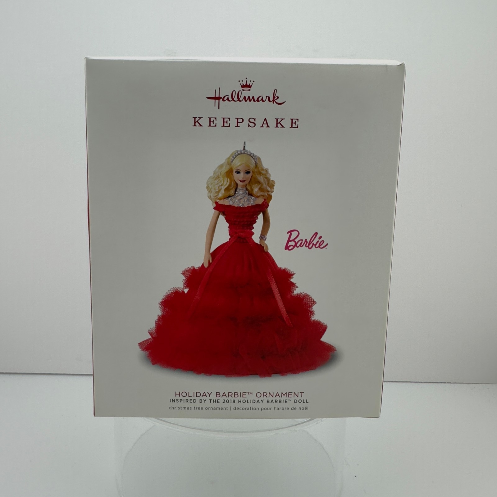 HALLMARK Keepsake Holiday Barbie Ornament, 2018 4th in The Series (Model:QX9283)