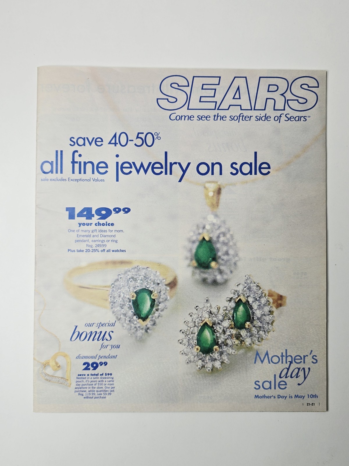 Sears 1998 Fine Jewelry Kenmore Appliances Sony Camcorder Circular 36 Pages