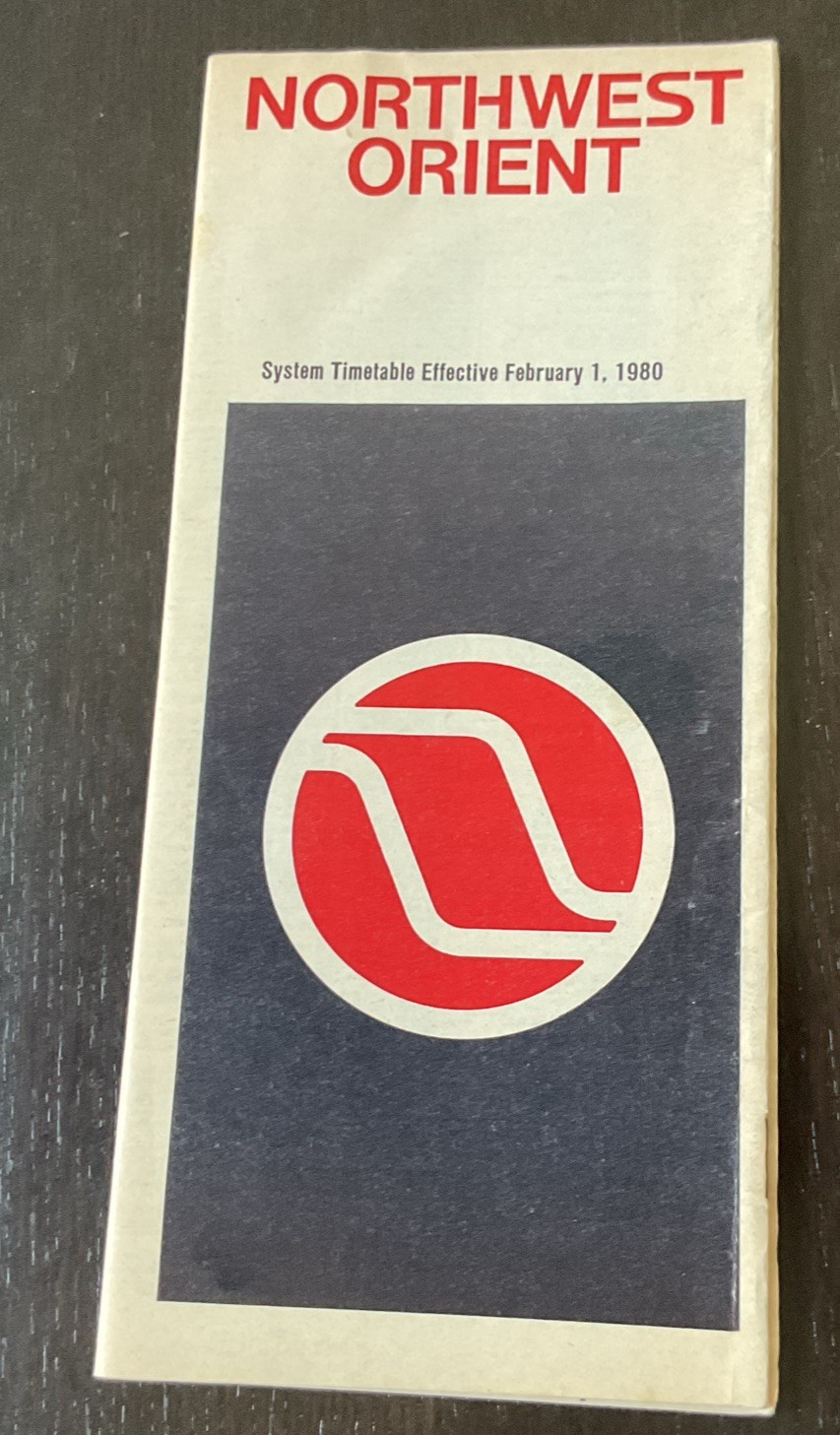Northwest Orient System Timetable February 1 1980